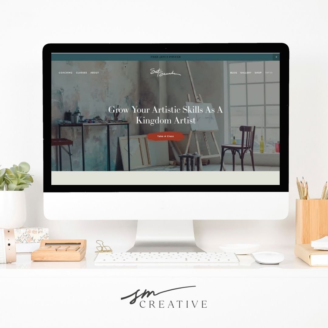 Branding & Website Design for Artist & Course Creator