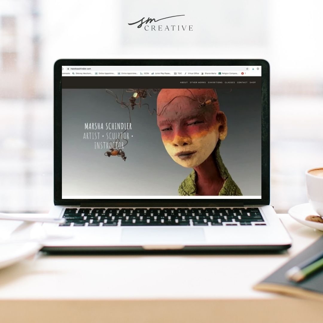 Website Design for CA Artist