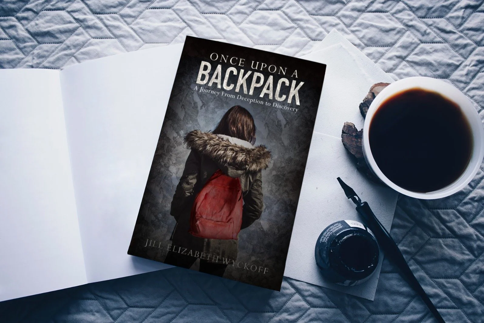 Christian author book cover design