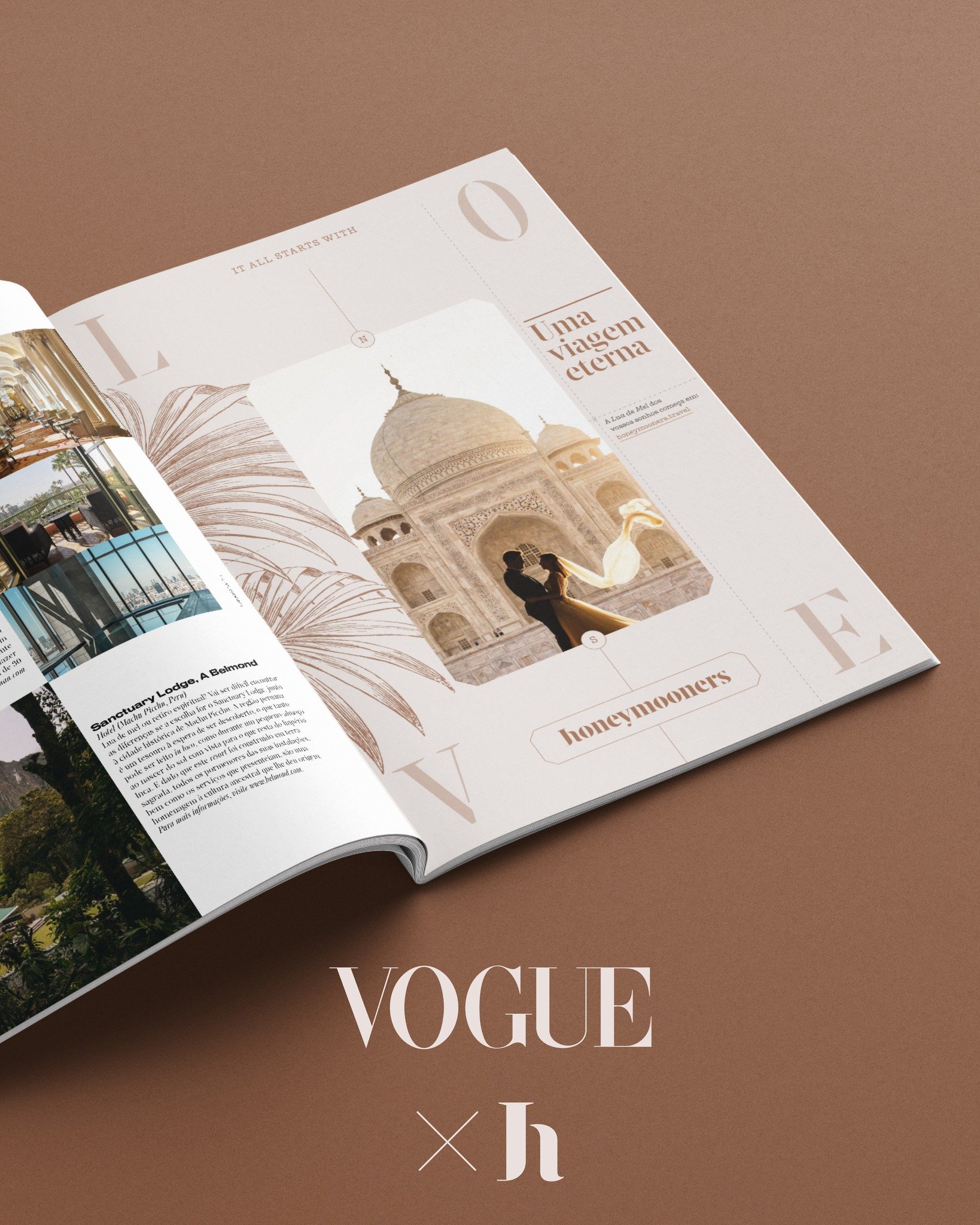 🌟📰 Temos orgulho em anunciar que fomos destaque na Vogue Portugal! Somos a &uacute;nica ag&ecirc;ncia de viagens a figurar no prestigiado suplemento anual de noivos de mar&ccedil;o! 🌟💍

Este reconhecimento &eacute; um testemunho do nosso compromi