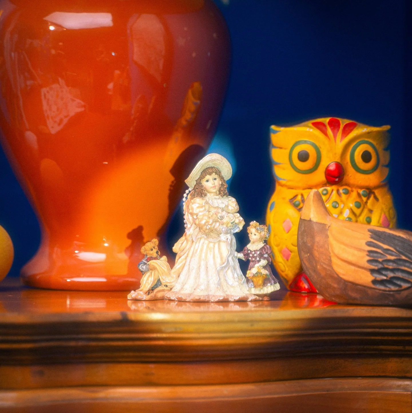 Gale was a beloved family pet chicken. Her killer, a fox. A statue that reminds me of her, a beam of light in the corner. A sister.