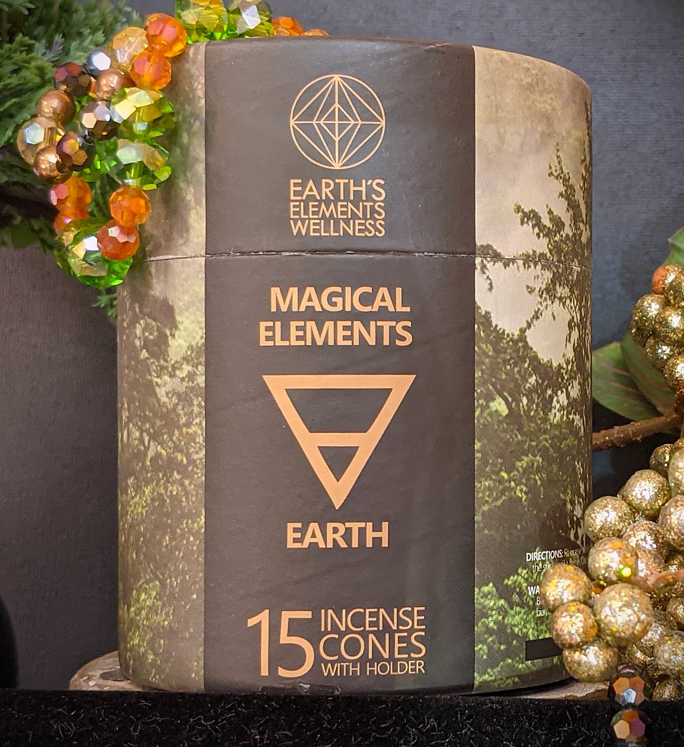 100% Natural Cone Incense –"EARTH" /Cedarwood and Frankincense/Incense Holder Included, Ancient Wisdom Curations, Ancient Wisdom Inspired Decor