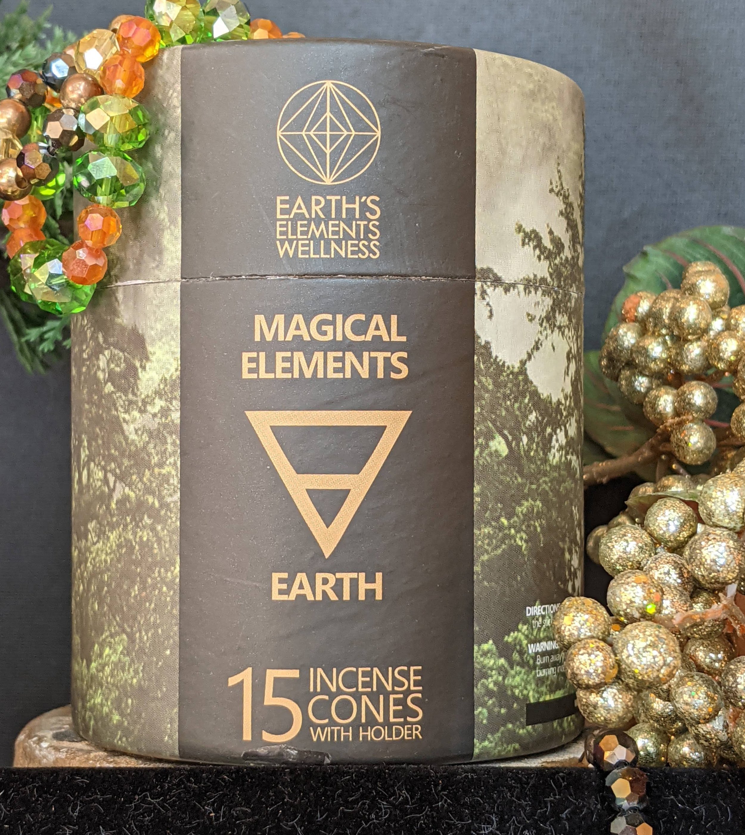 Earth incense cone tight shot close up gold flower good pic 15.jpg