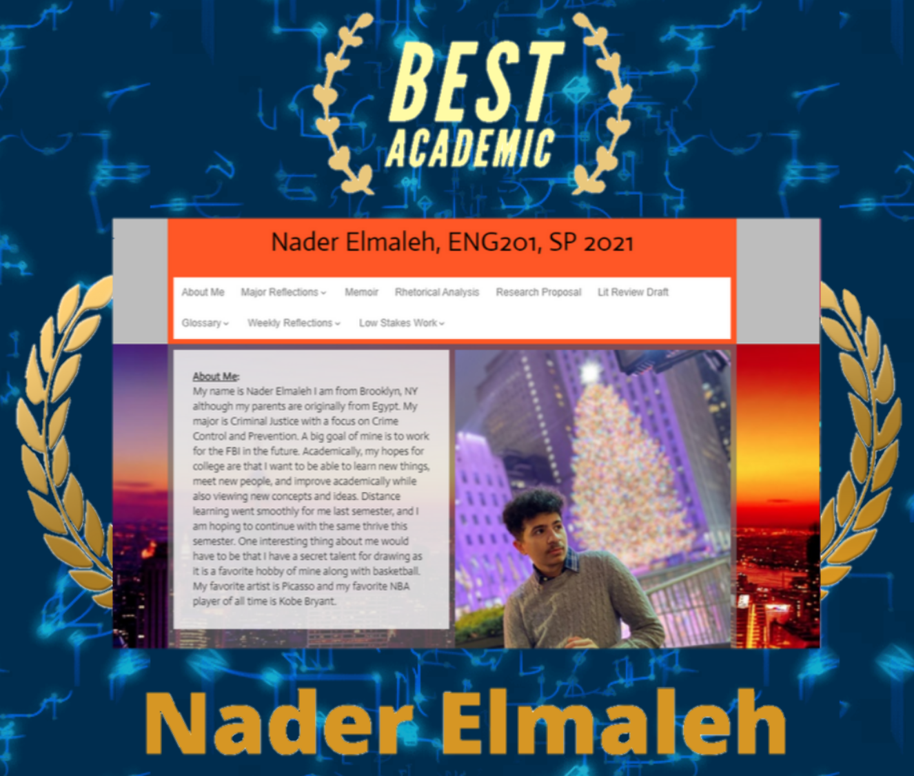 ENG 101; Faculty Mentor Madhura Bandyopadhyay