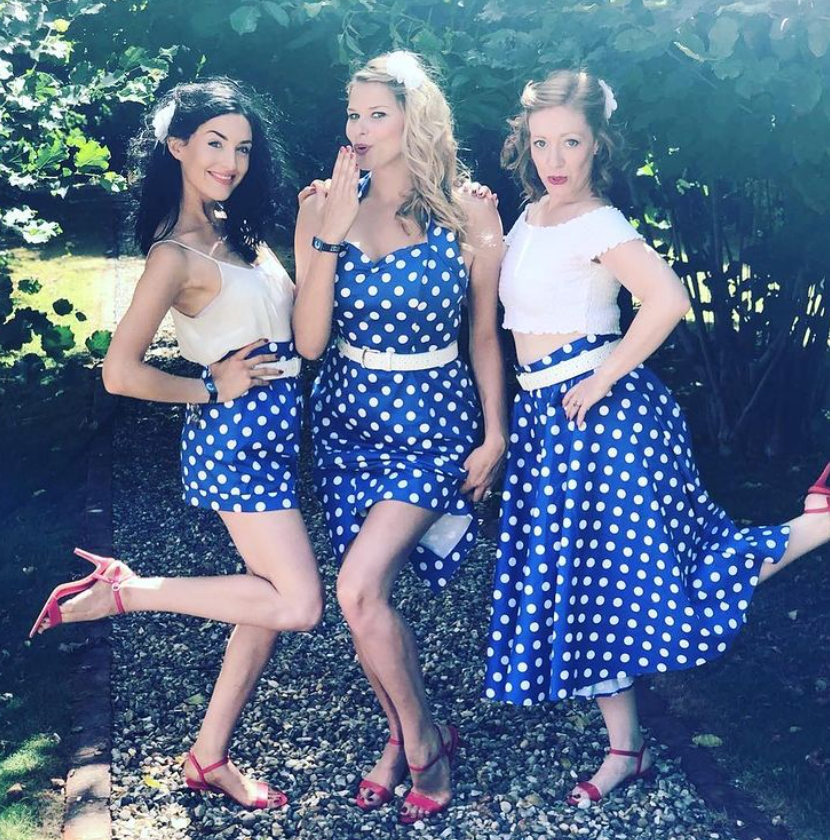 The Sass Sisters performing at Standon Calling Festival