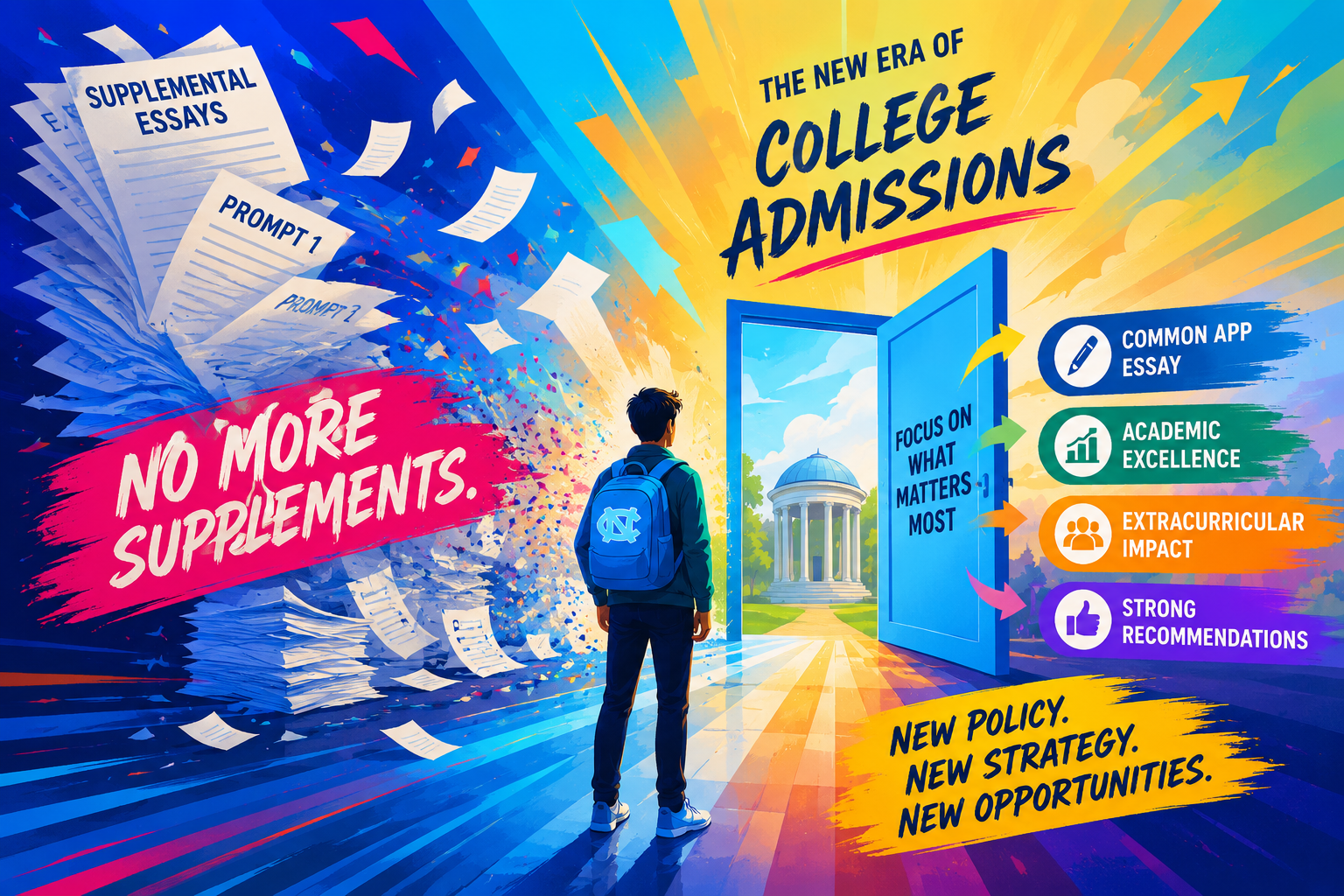 UNC Chapel Hill Drops Their Supplemental Essays: Here’s What It Means