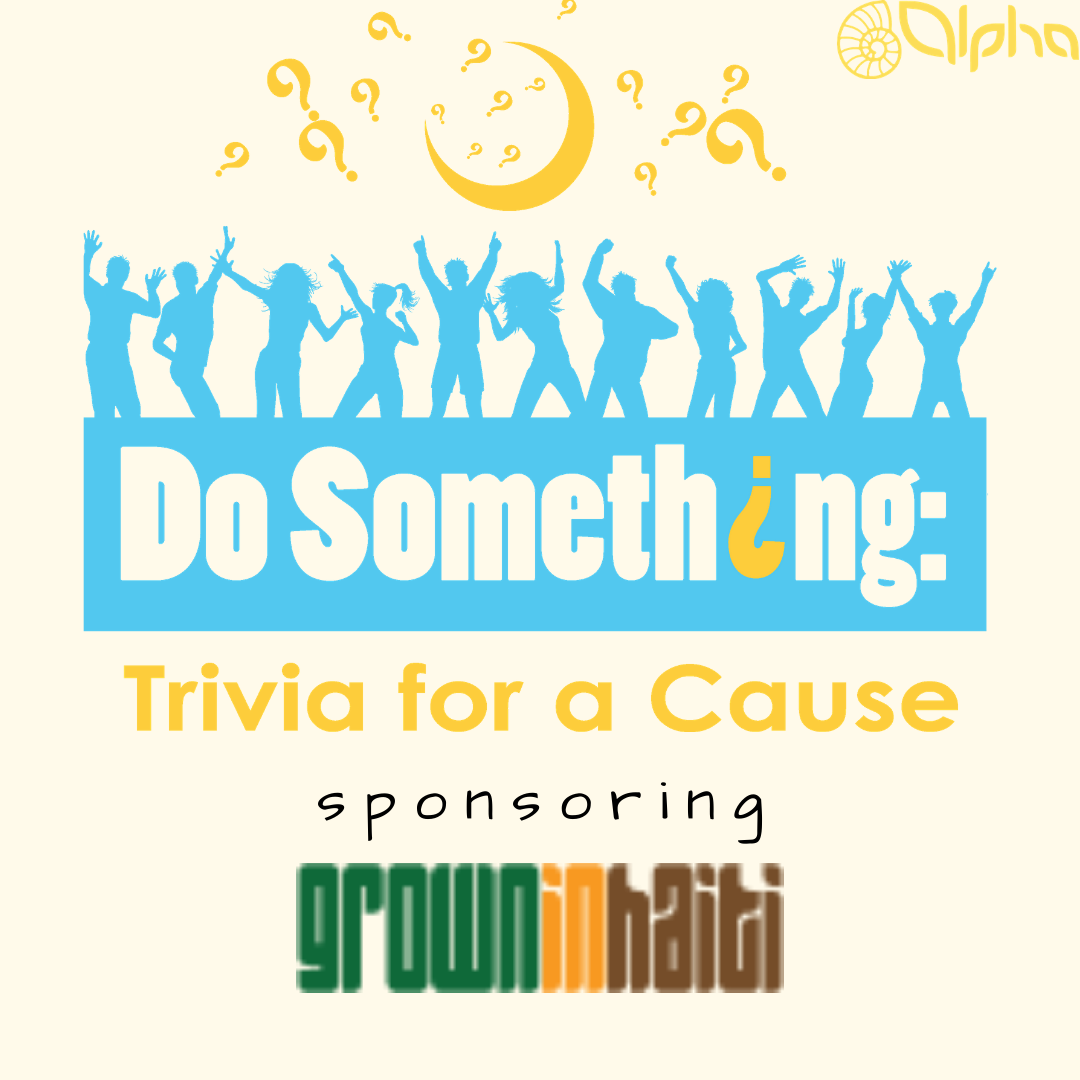 A virtual fundraising event for Grown in Haiti with Do Something Trivia