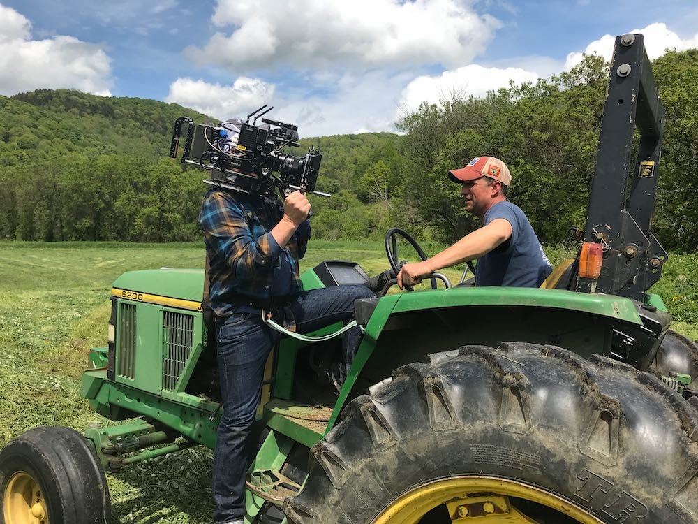 Big Pictures crew filming commercial in Vermont for Horizon Organic Milk