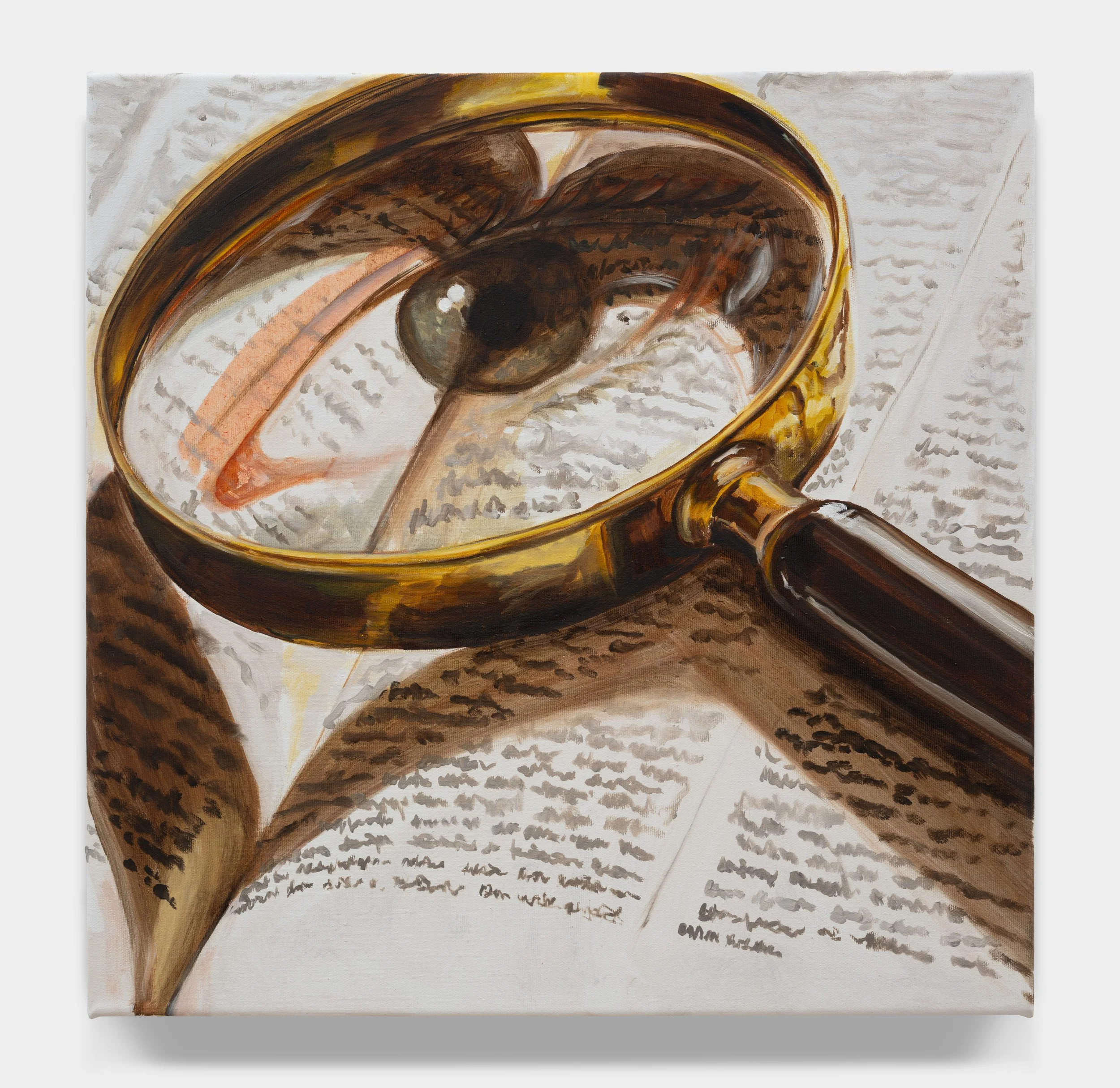 Kate Bancroft
Superfan, 2025
Oil on canvas
18 × 18 in