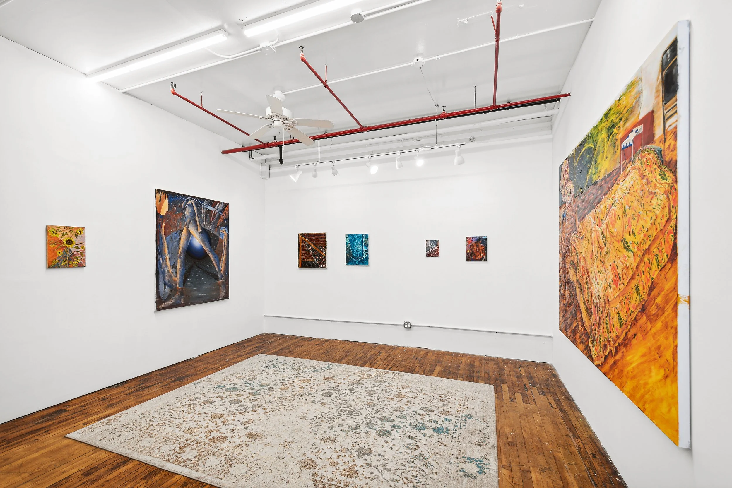 "Tell me something I can touch", Aparna Sarkar Solo Show, Tappeto Volante Projects installation view