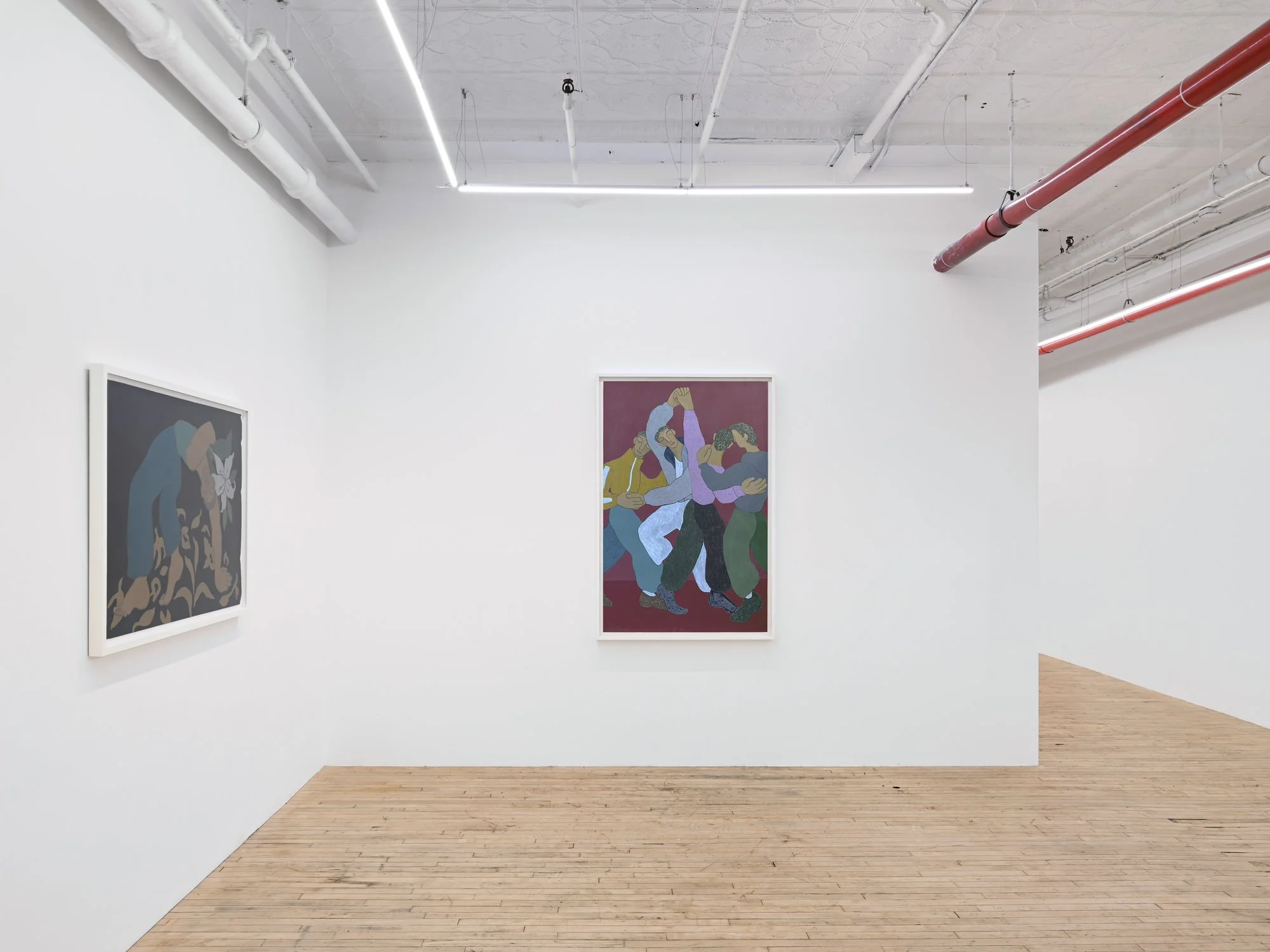 Luci Spente, Angelo Vasta Solo Show, Tappeto Volante installation view