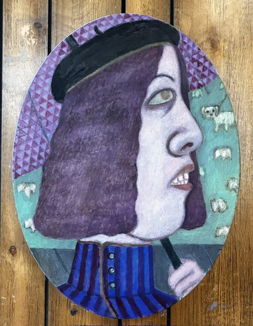Nora Riggs
Cameo 3, 2026
Oil on canvas
18 x 24