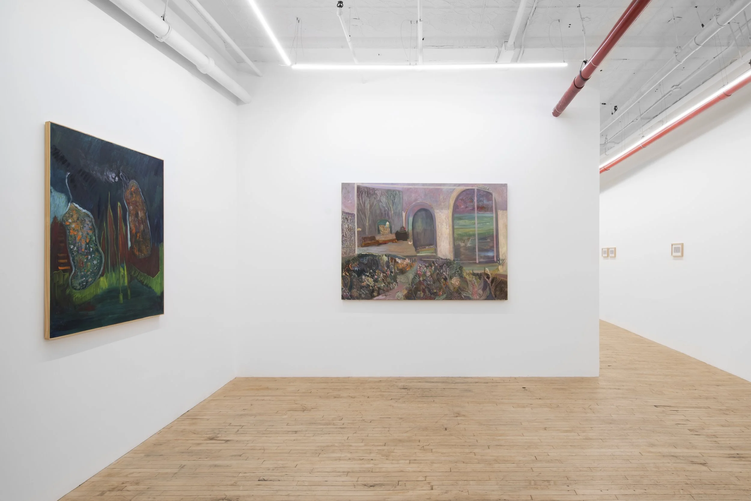 Kin Terrains, 2026, Bascha Mon Solo Show, Tappeto Volante installation view