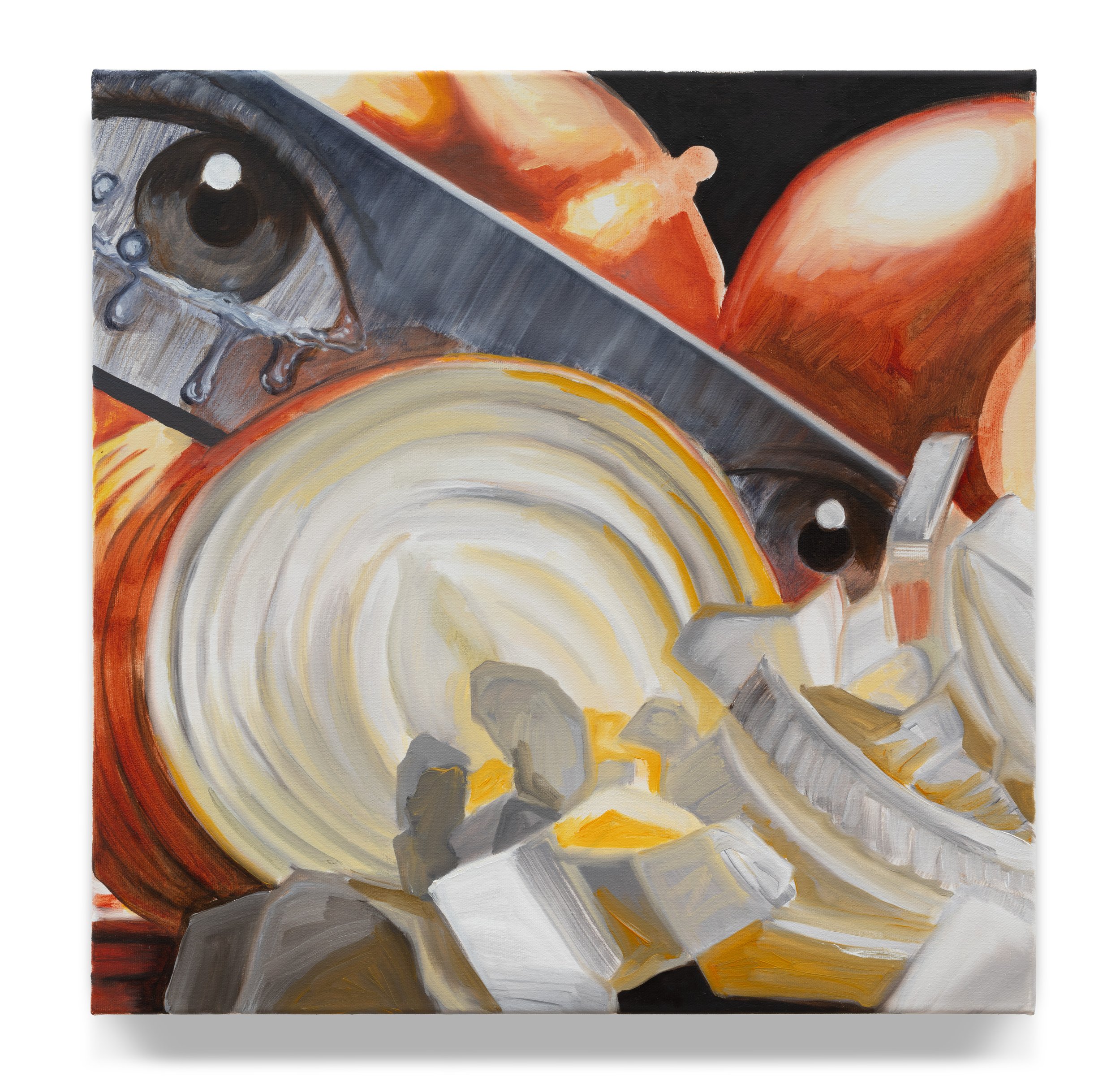 Kate Bancroft
Crying in the mirror, 2025
Oil on canvas
18 × 18 in