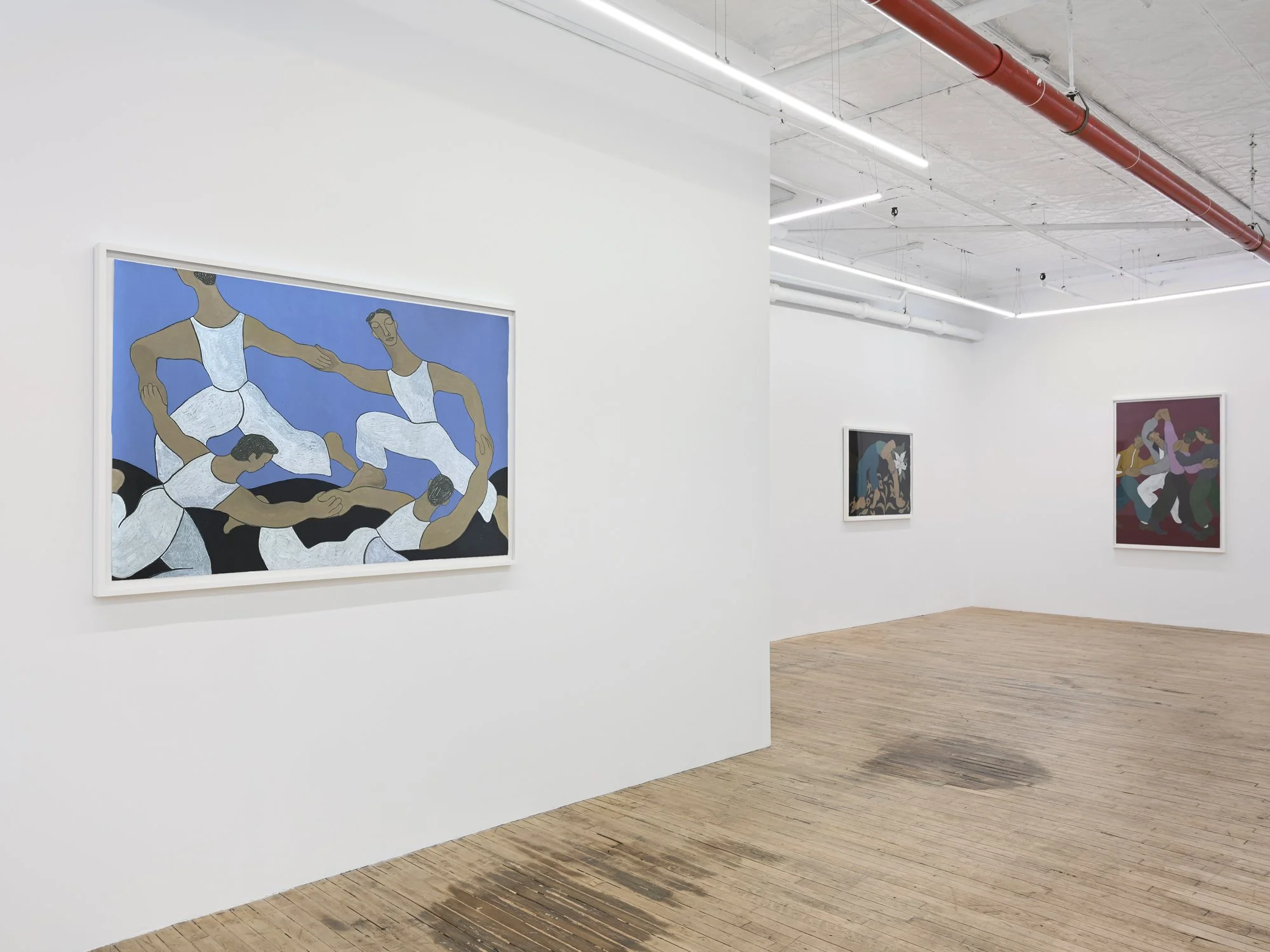 Luci Spente, Angelo Vasta Solo Show, Tappeto Volante installation view