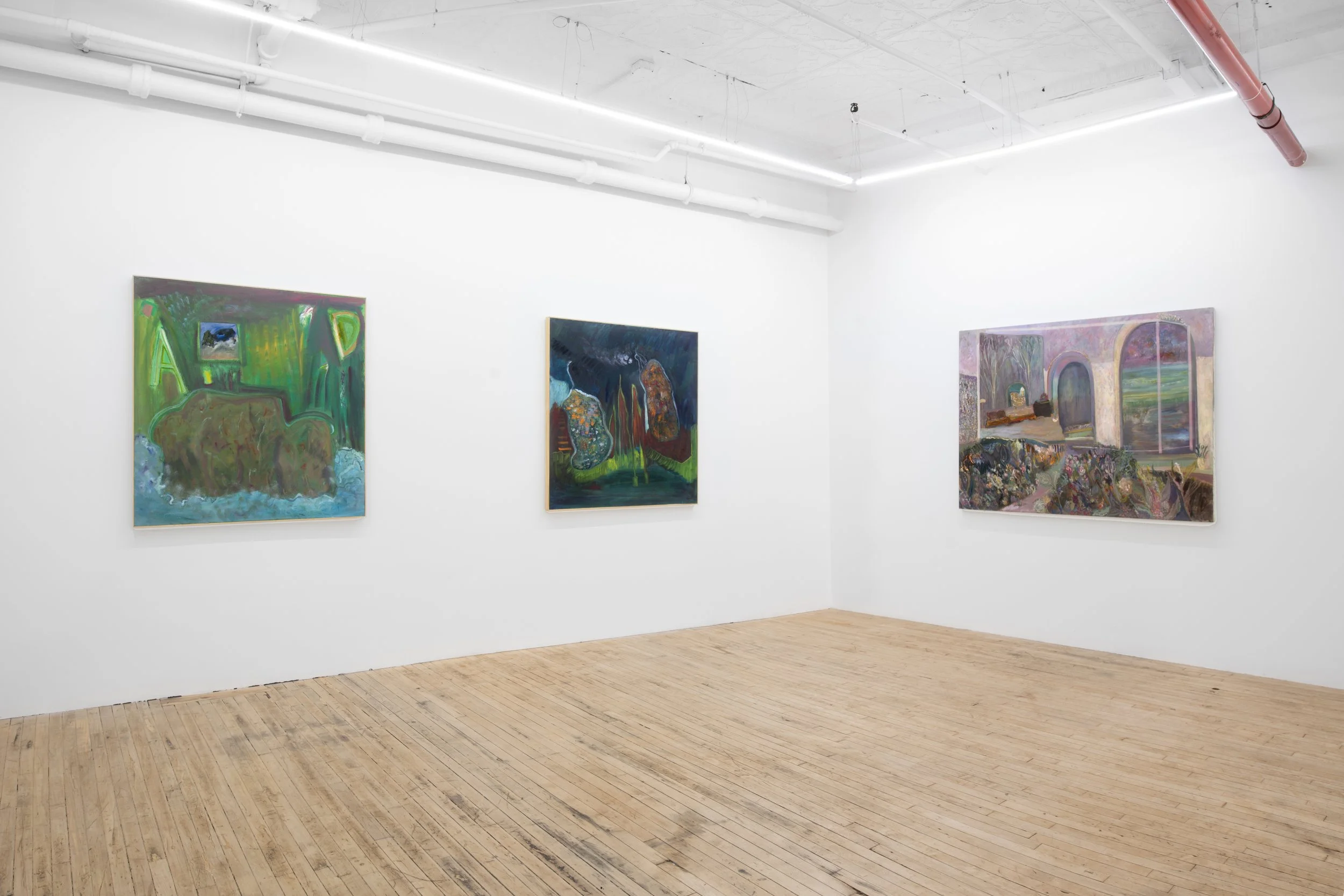 Kin Terrains, 2026, Bascha Mon Solo Show, Tappeto Volante installation view