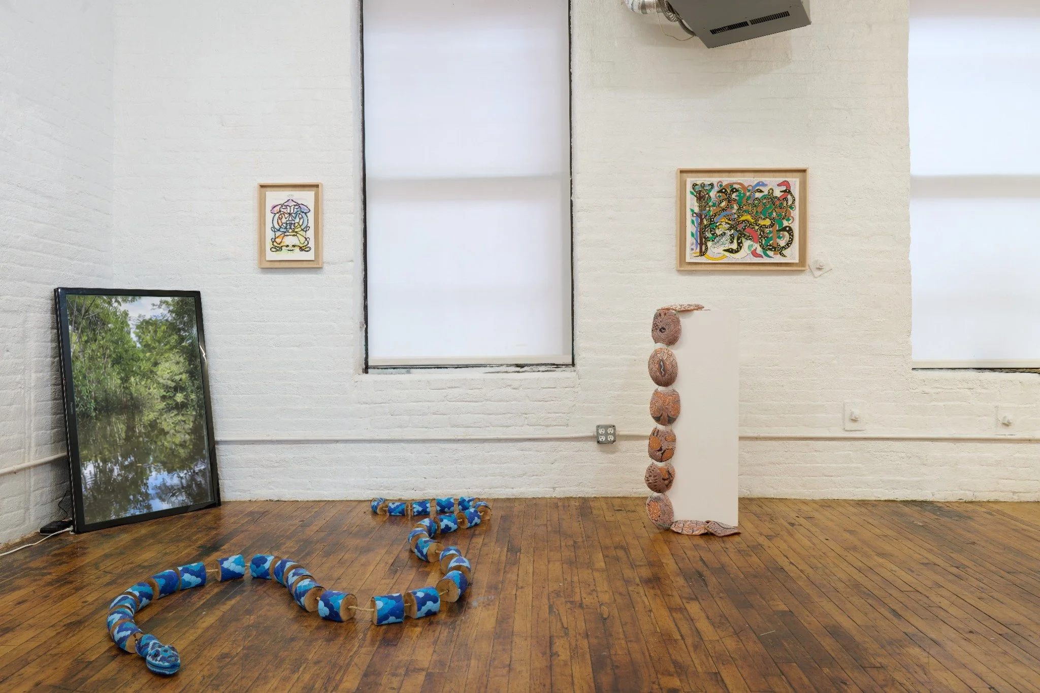 The Artist as Practitioner: Offerings to the Nagas, Group Show, Tappeto Volante installation view