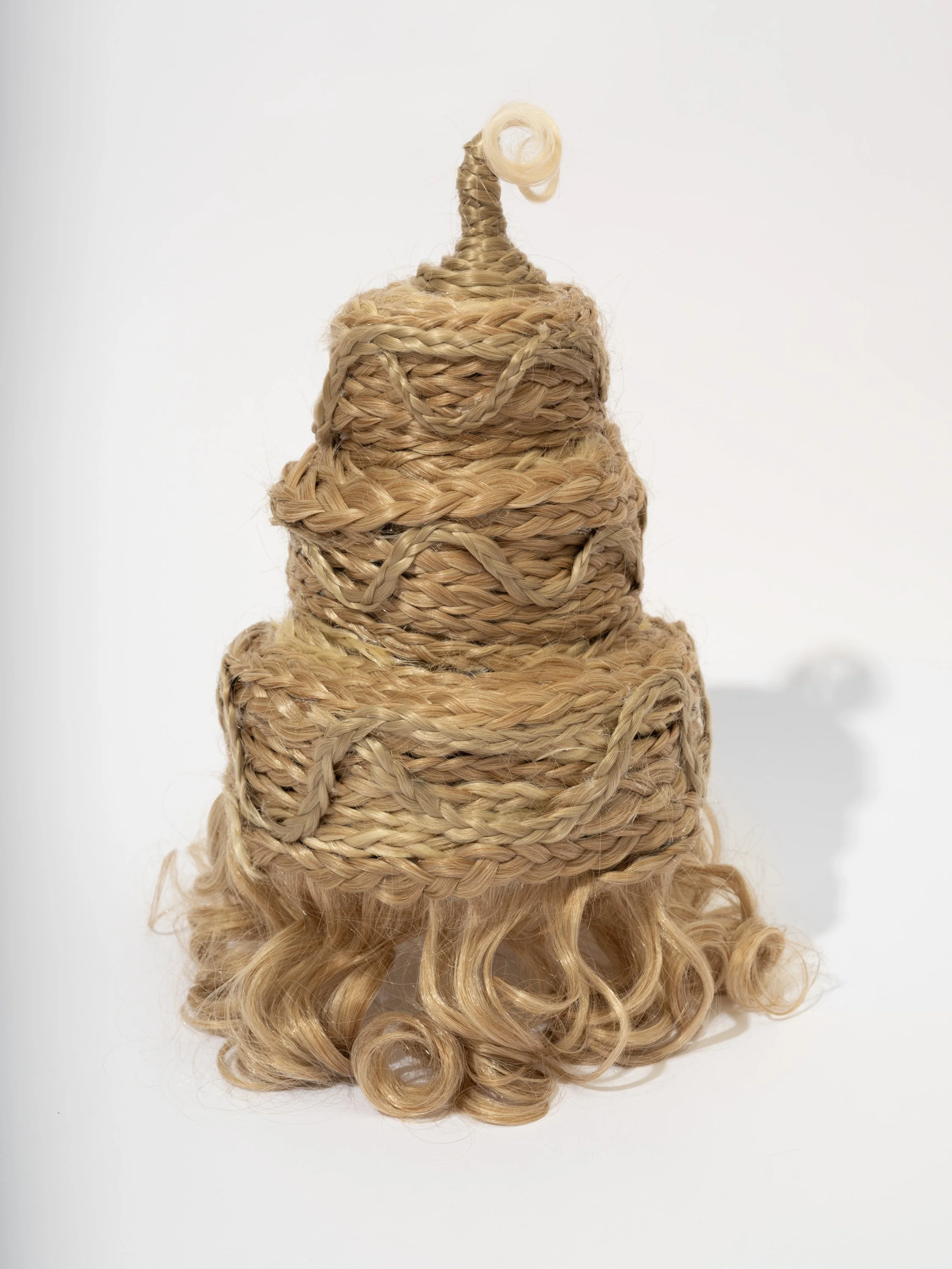 Kate Bancroft
It’s Our Pleasure to Serve You, 2026
Synthetic hair, glue, polystyrene
18 × 18 × 9 in