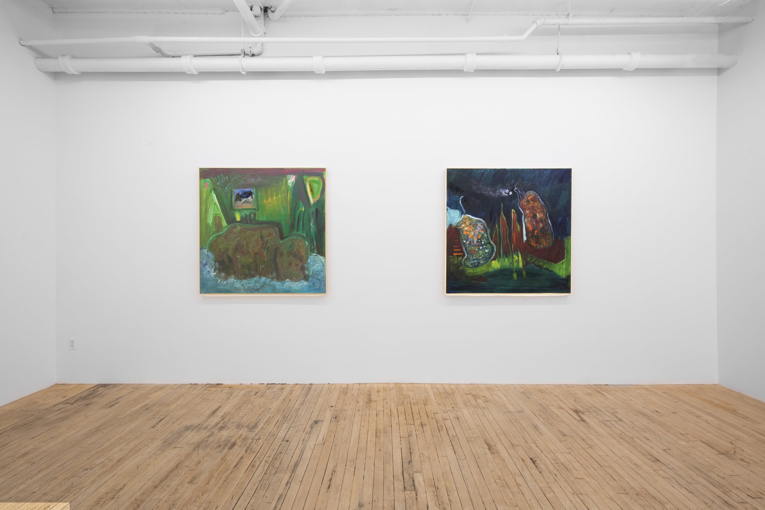 Kin Terrains, 2026, Bascha Mon Solo Show, Tappeto Volante installation view