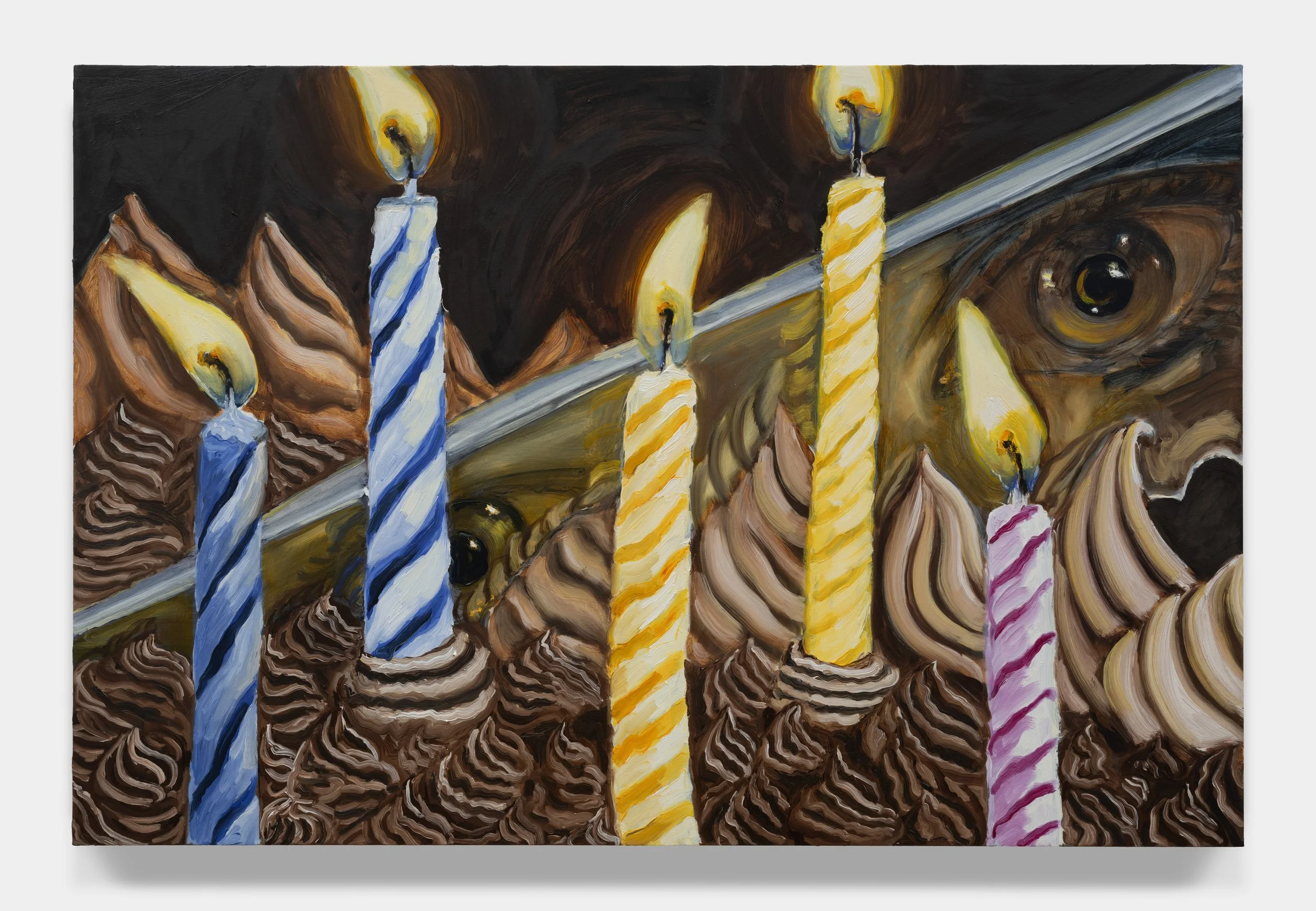 Kate Bancroft
A Lifelong Dream of Making a Speech at the Oscars, 2025
Oil on linen
24 × 36 in