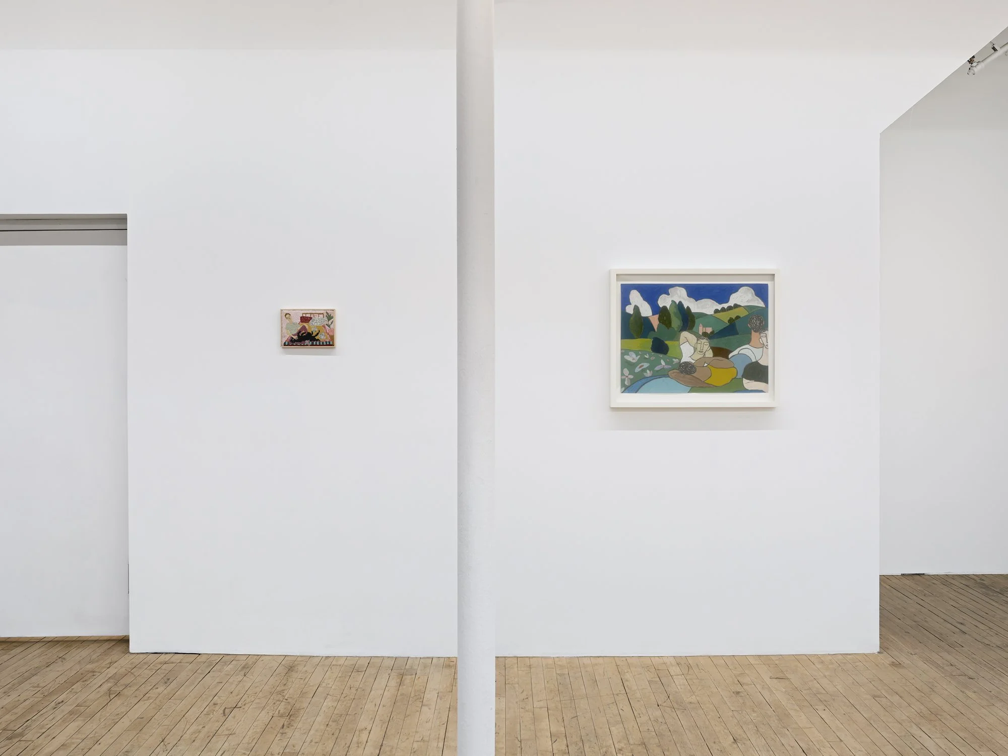 Luci Spente, Angelo Vasta Solo Show, Tappeto Volante installation view