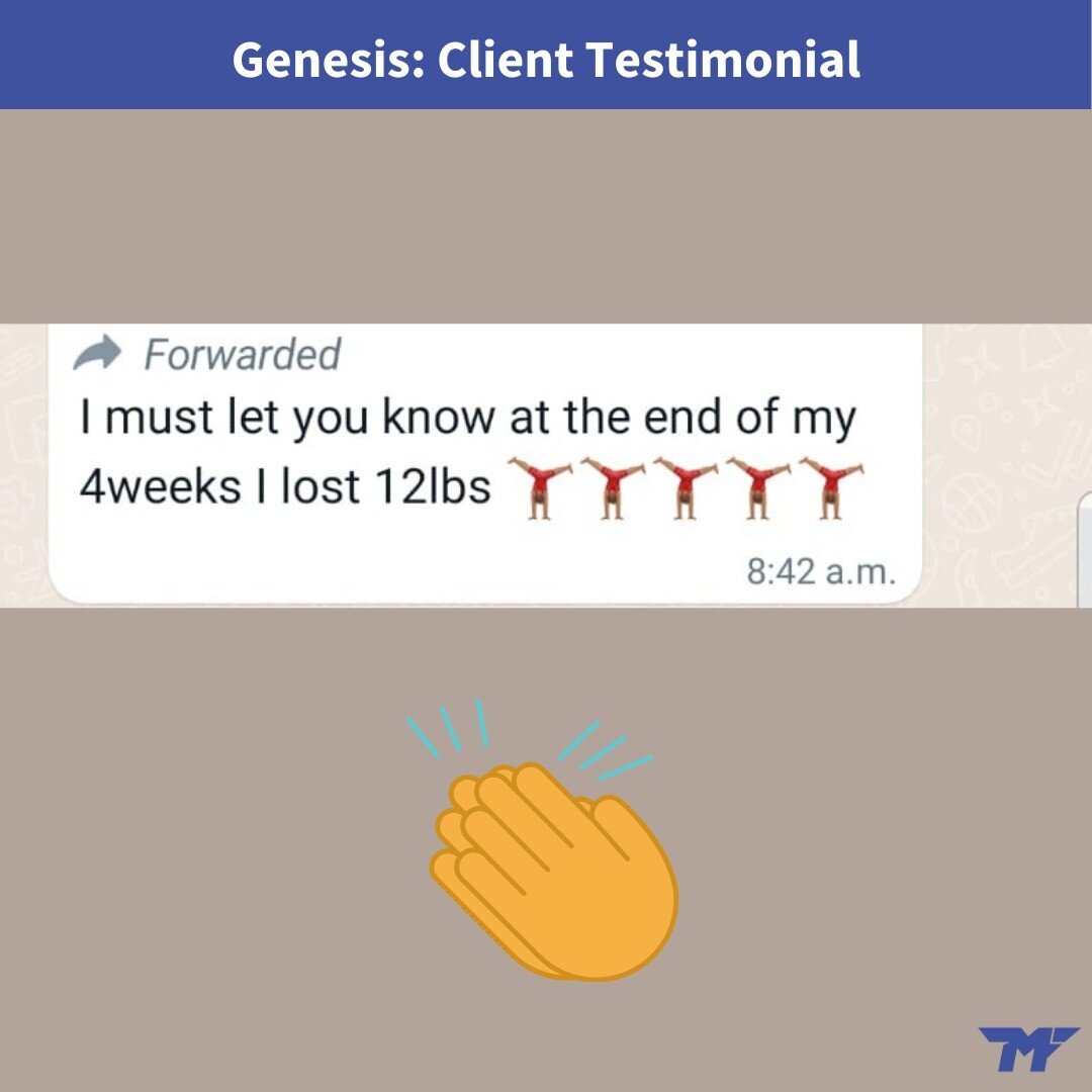 I'm so proud of this client, please join me in celebrating her accomplishment. She's been committed to the Genesis on demand workout program and following the meal guide. When you are consistent, the results will come! Even if you've never worked out