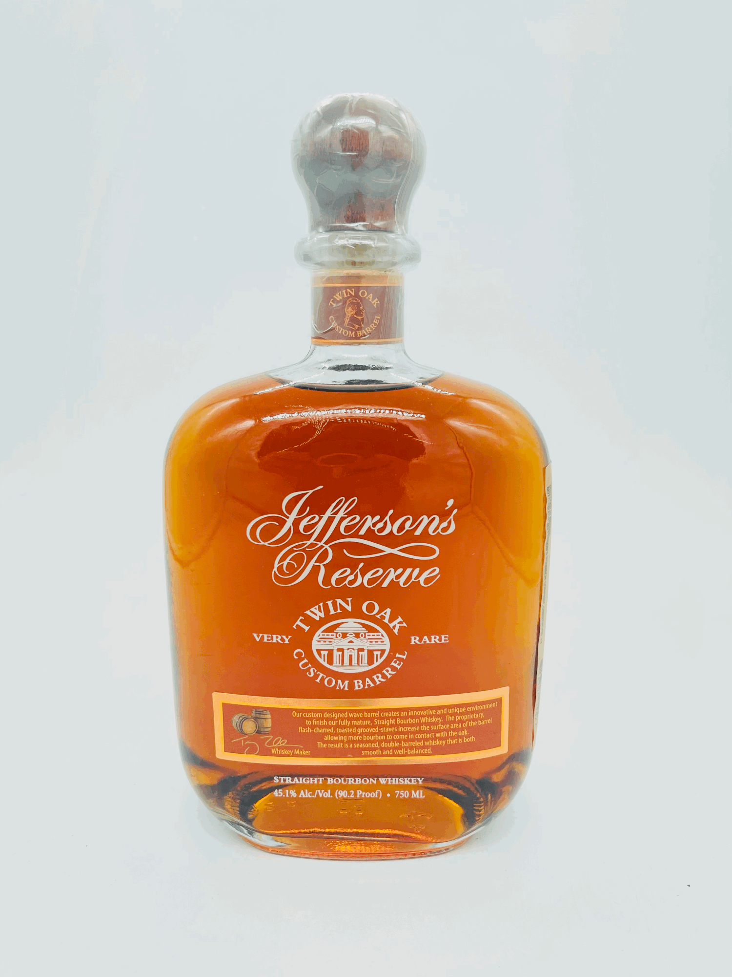 Jefferson's Reserve Twin Oak Very Rare — Paddock Bourbon Club