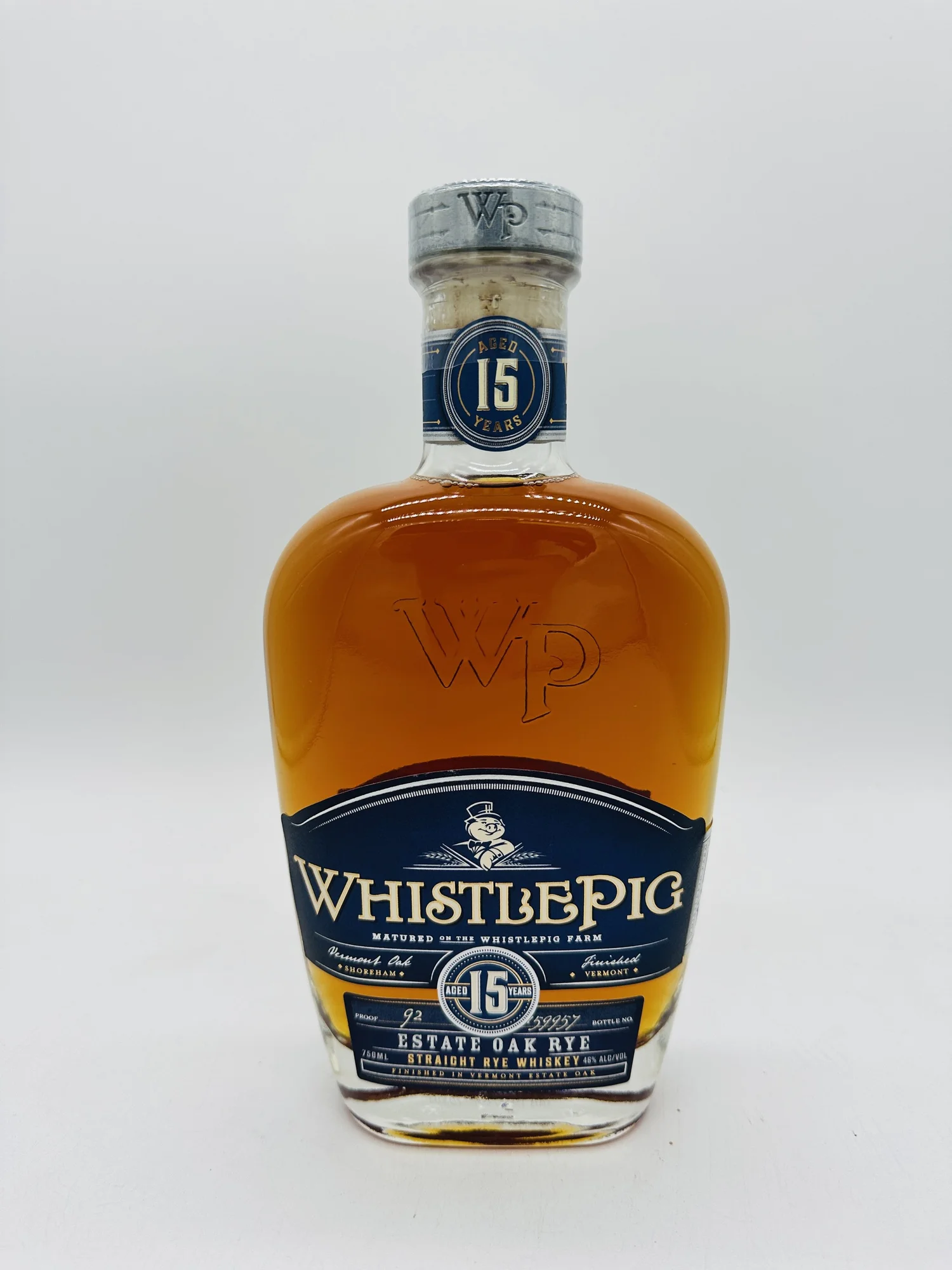 ウイスキー WhistlePig 15 Year Estate Oak Rye WhistlePig 15 Year Estate Oak Rye — Paddock Bourbon Club