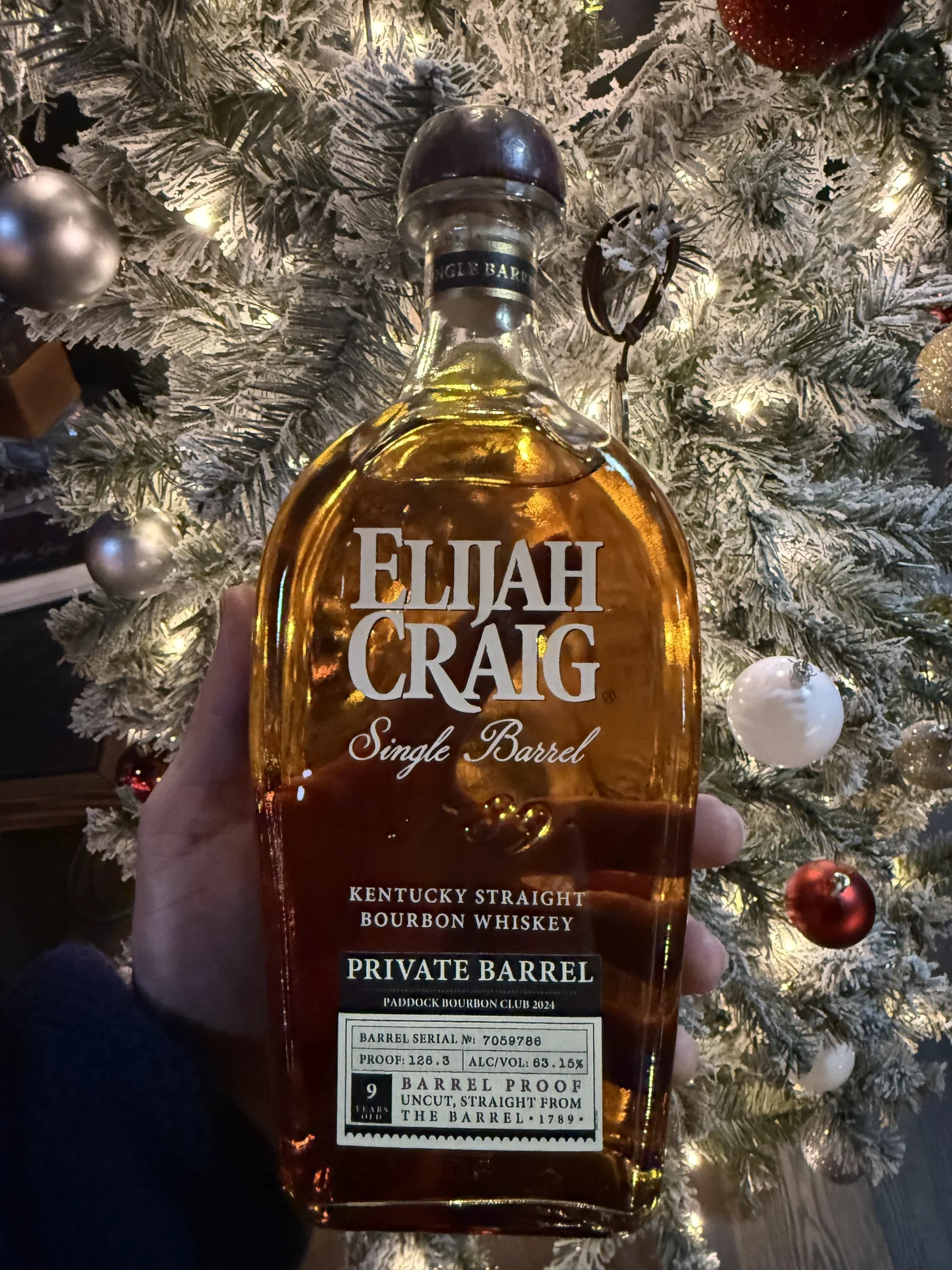 Elijah Craig 9 Year Barrel Proof 2024 Paddock Pick — Paddock