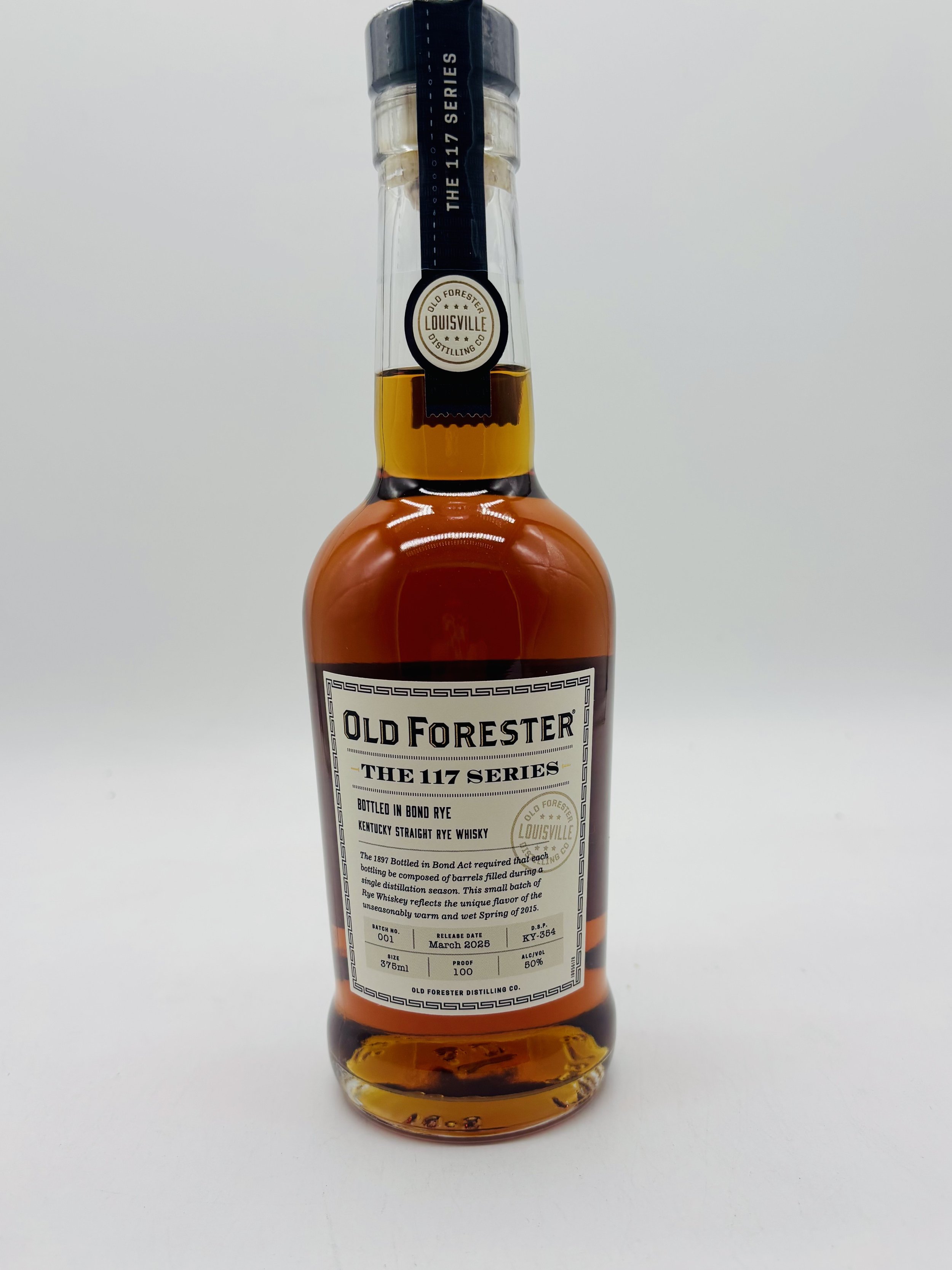 Old Forester 117 Series - Bottled in Bond Rye