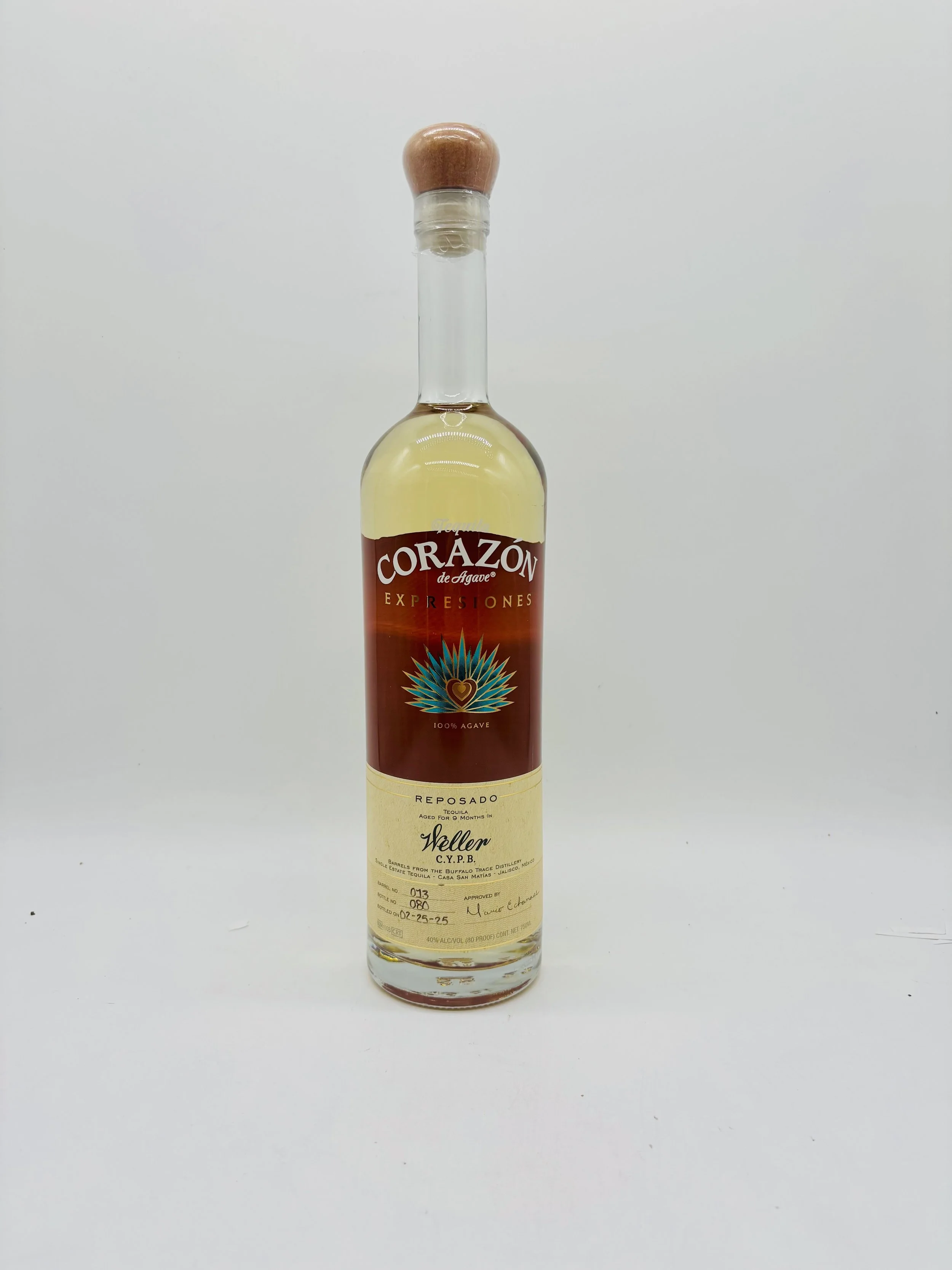 Corazon Expresiones Reposado Aged In Weller C.Y.P.B. Bourbon Barrels