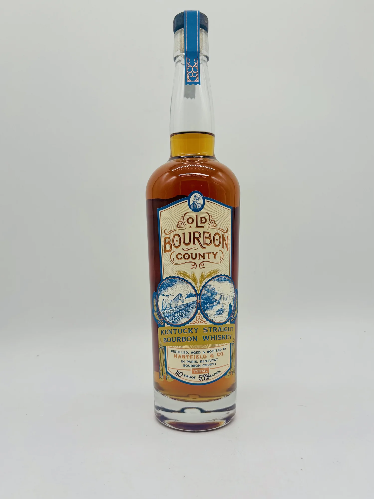 Old Bourbon County Kentucky Straight Bourbon Whiskey — Paddock 