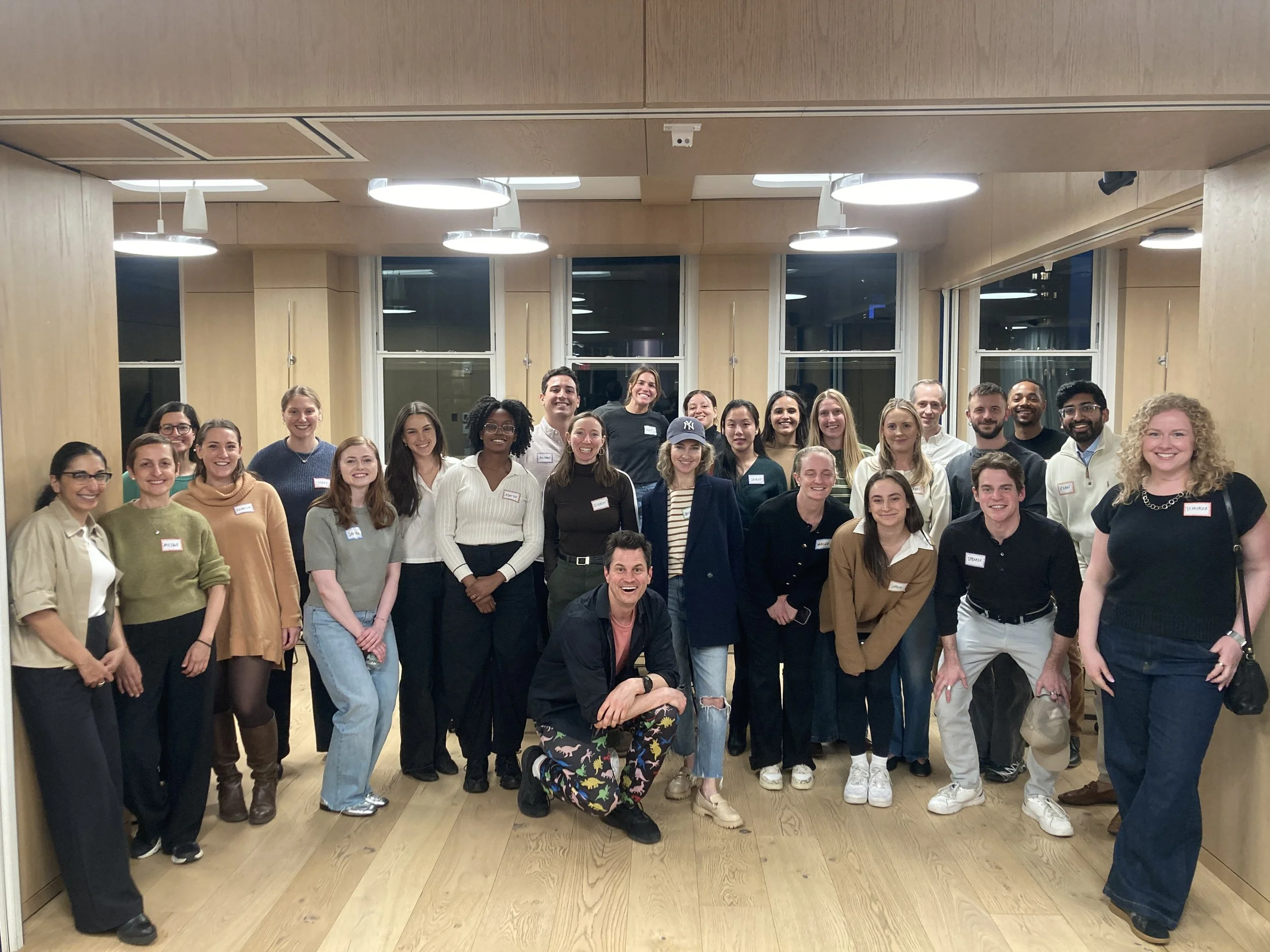 Group photo during A Chief of Staff Mixer