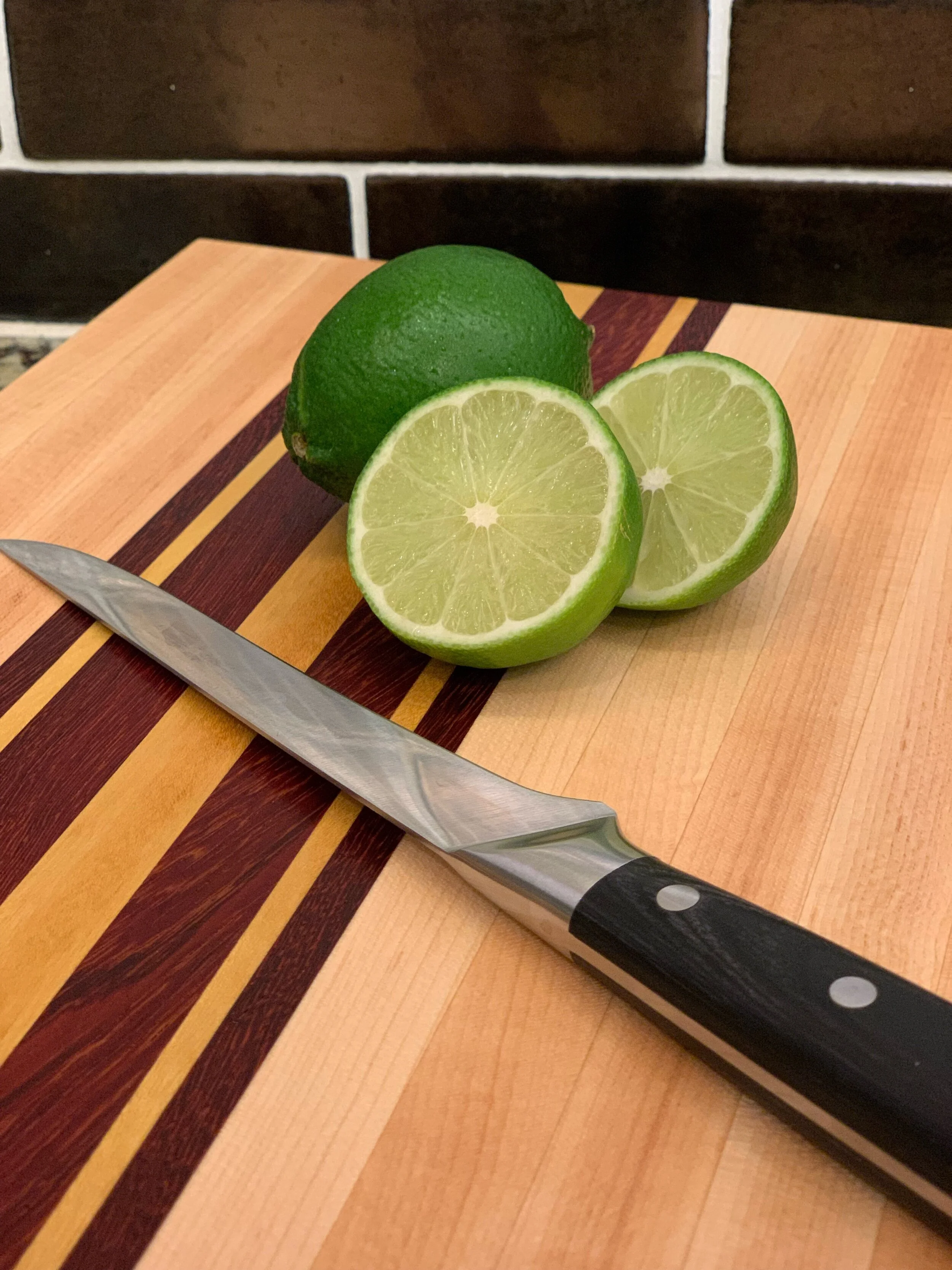 Old World Company: The KC - Maple with strips of padauk and yellow heart