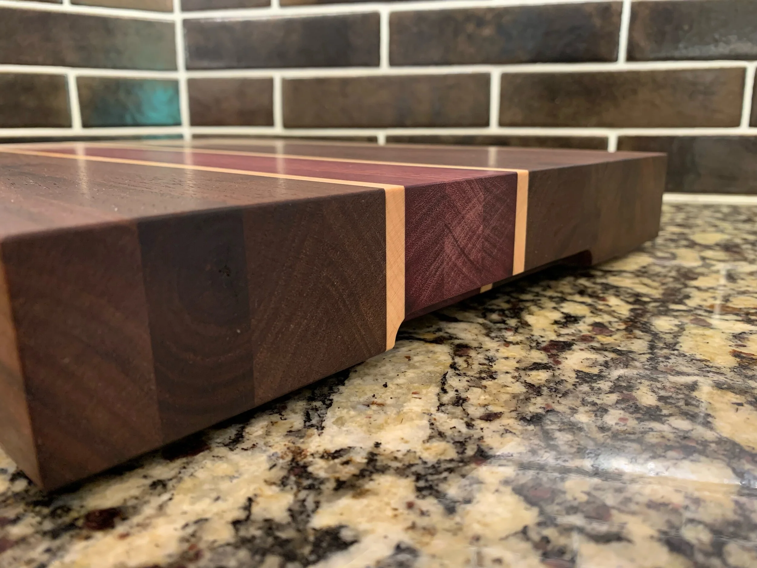 Old World Company: The Manhattan - Walnut with maple and purple heart