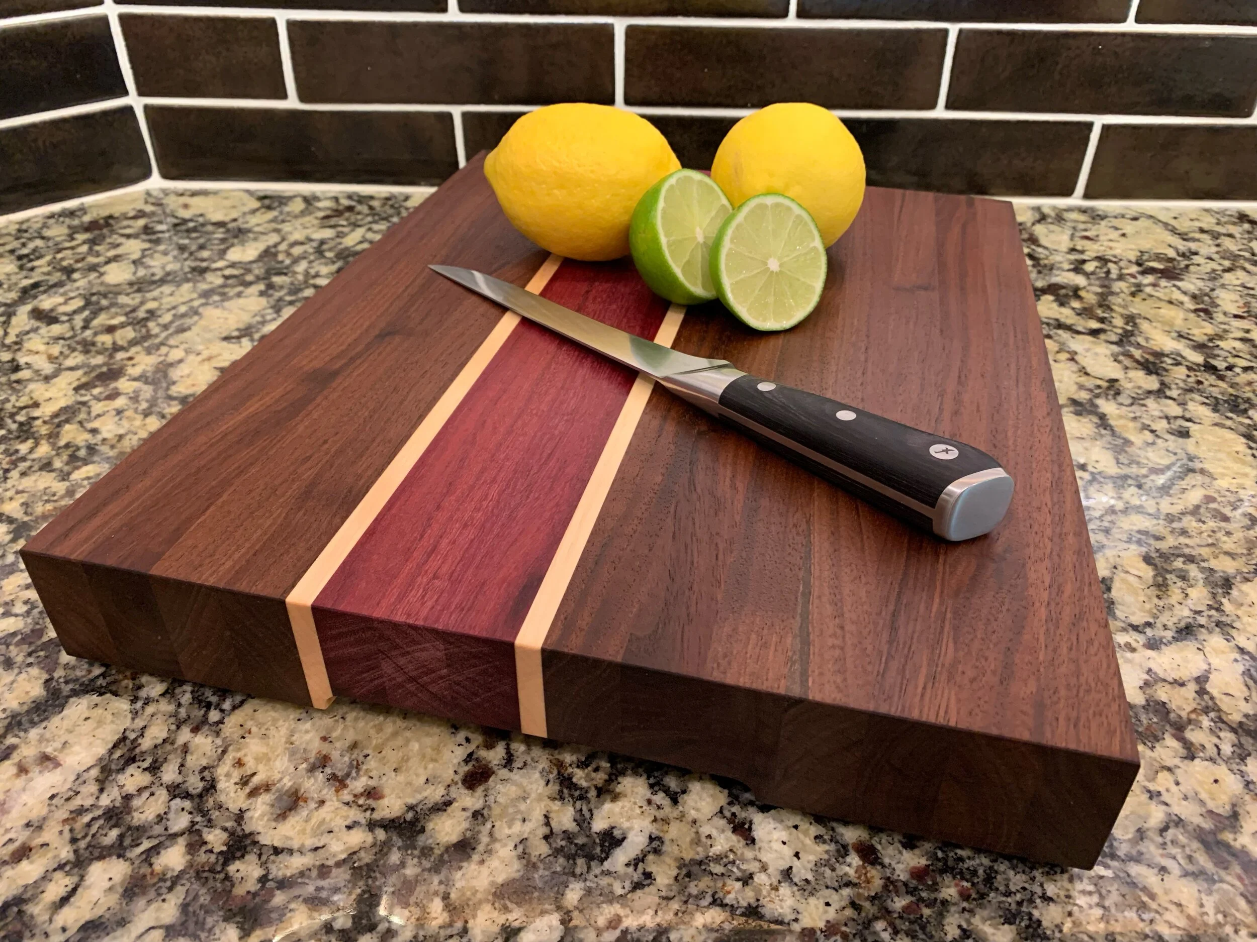 Old World Company: The Manhattan - Walnut with maple and purple heart