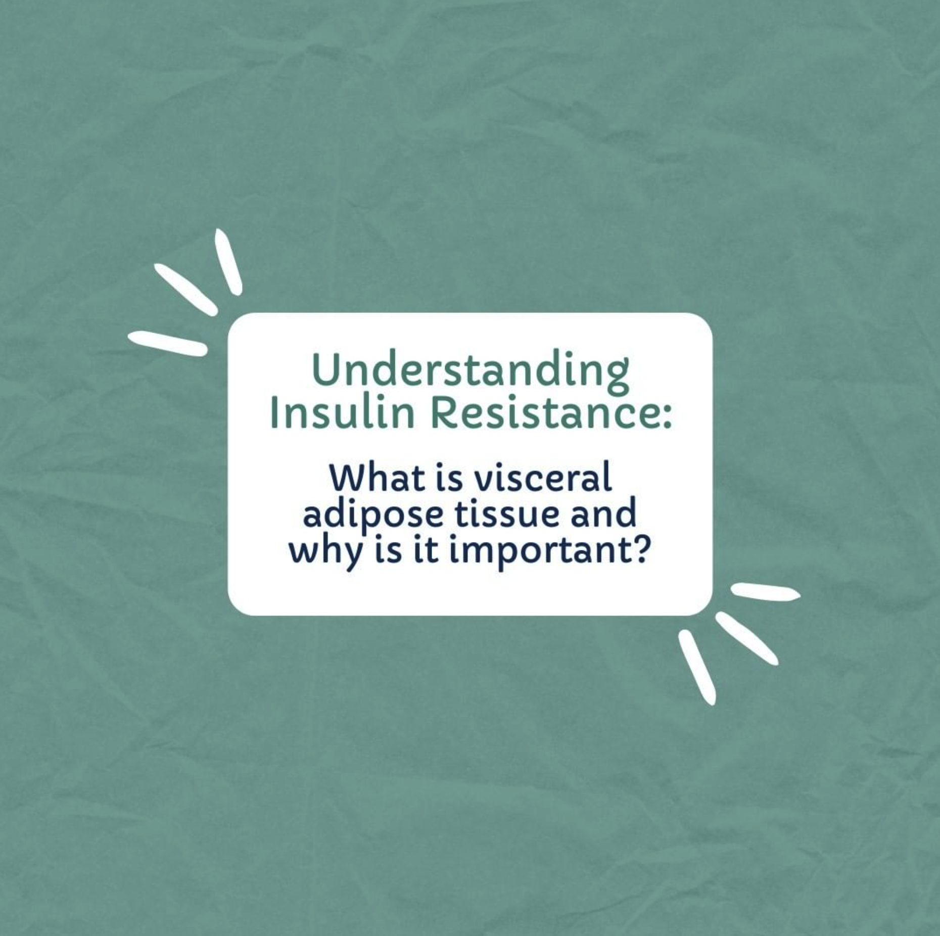 Understanding insulin resistance