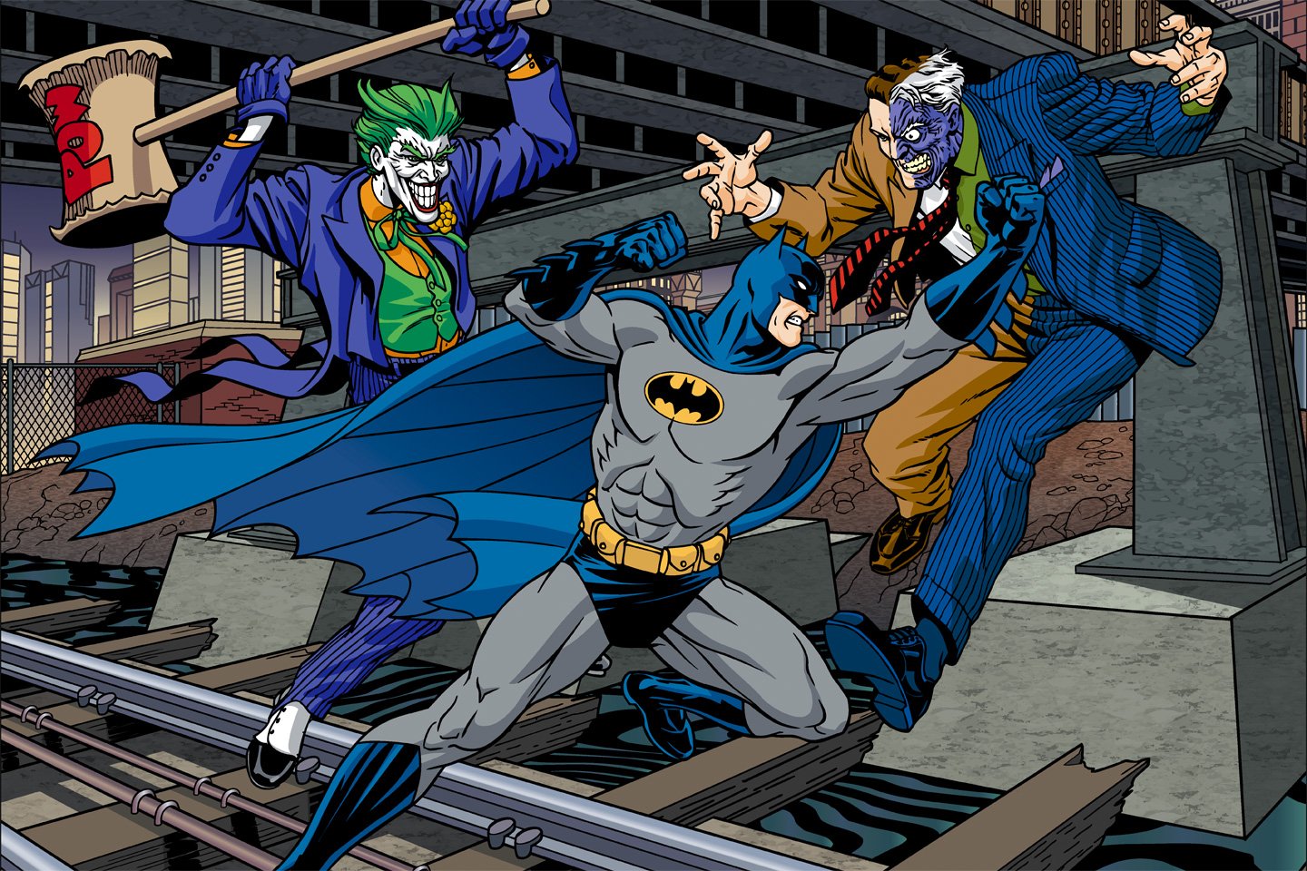 Core Style Guide, Batman, Joker, Two-Face