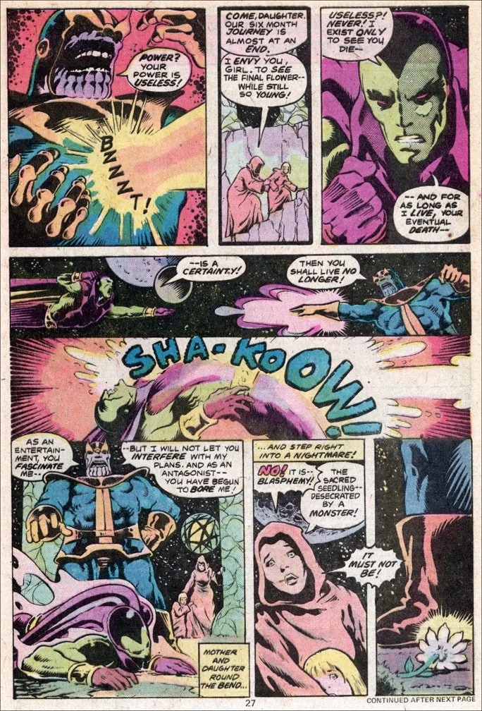 LOGAN'S RUN #6 - INTERIOR: "The Final Flower" page 3 of 5, Mike Zeck (pencils, inks)