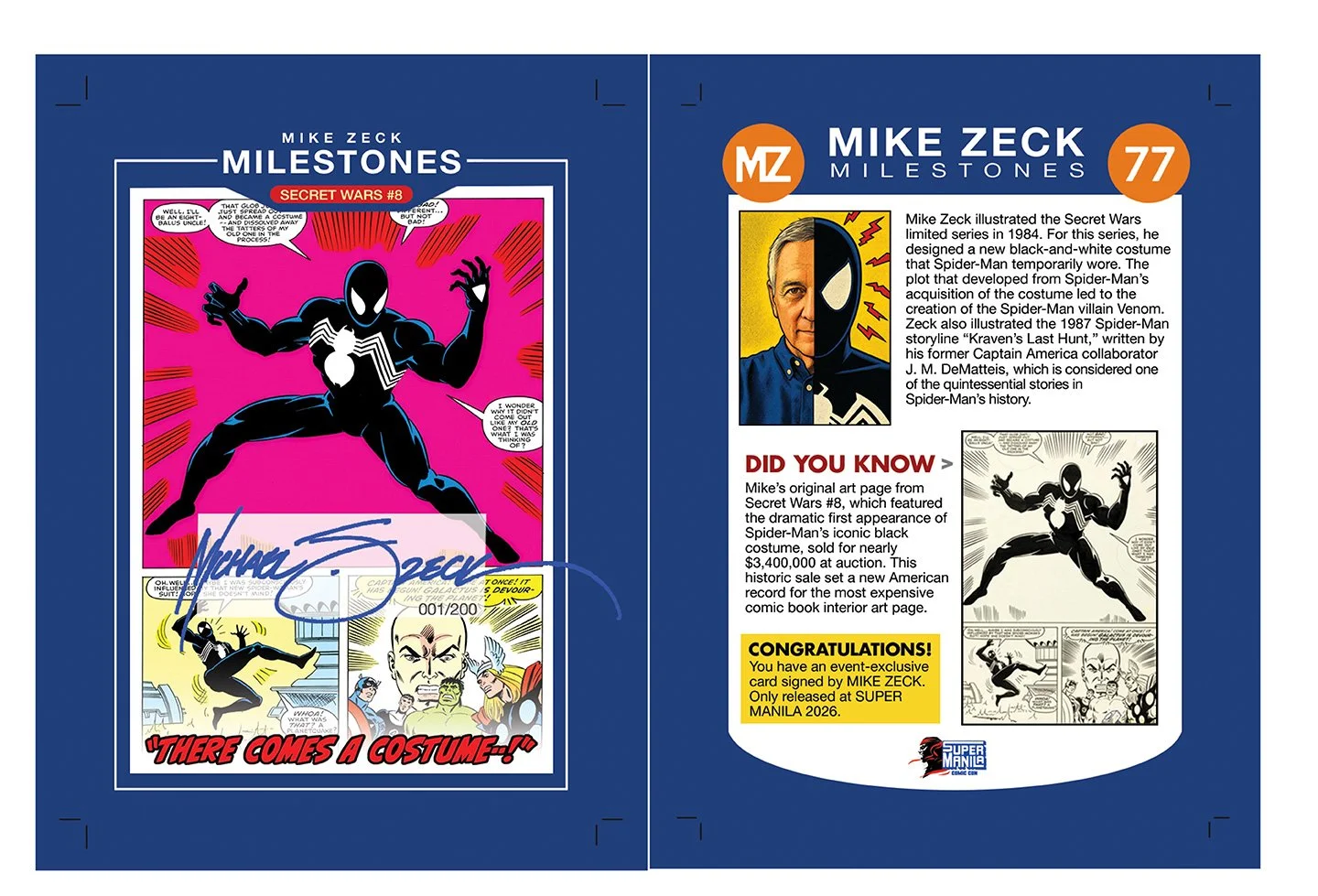 MILESTONES, 200 signed/numbered