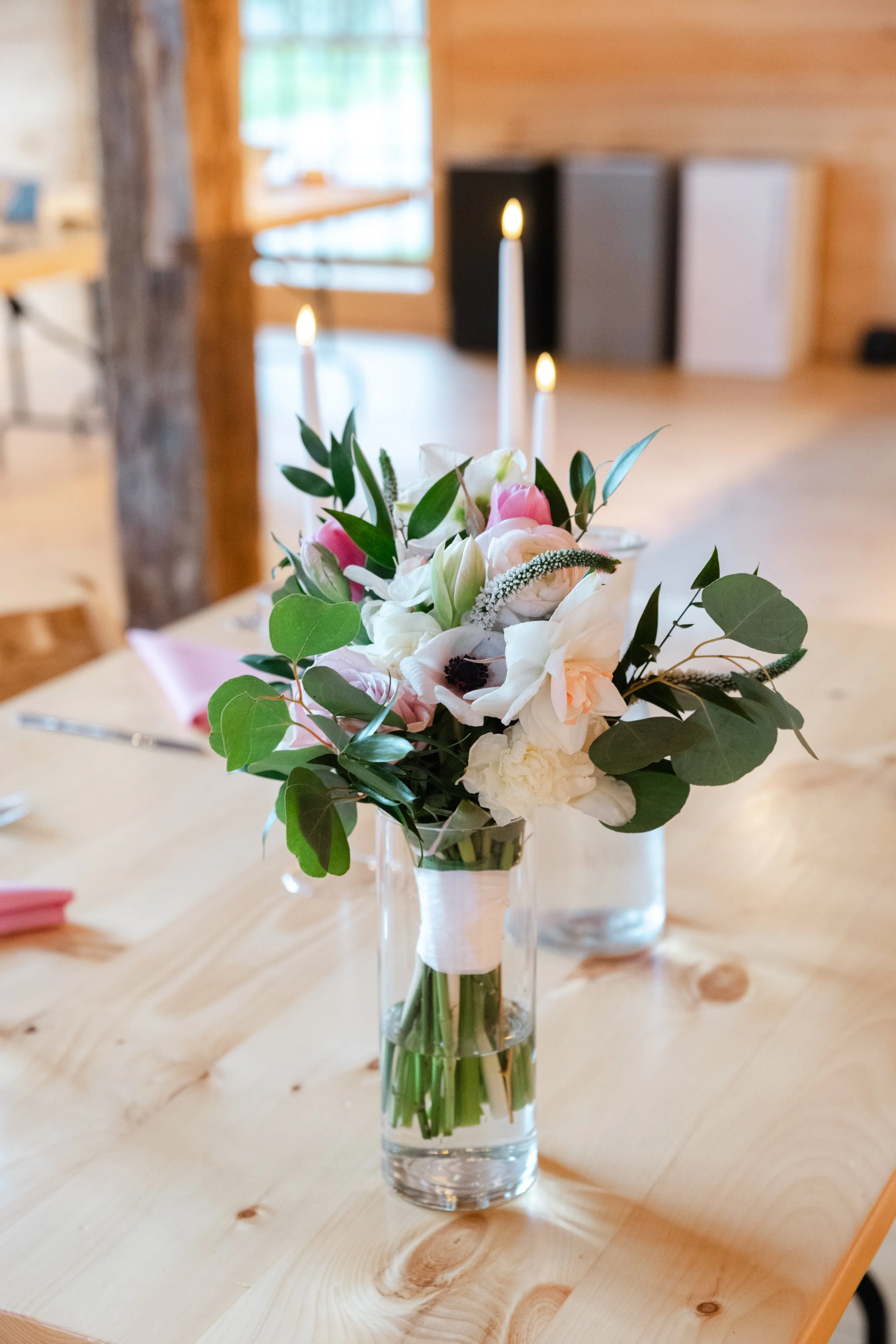 Glass Hurricane Vases
