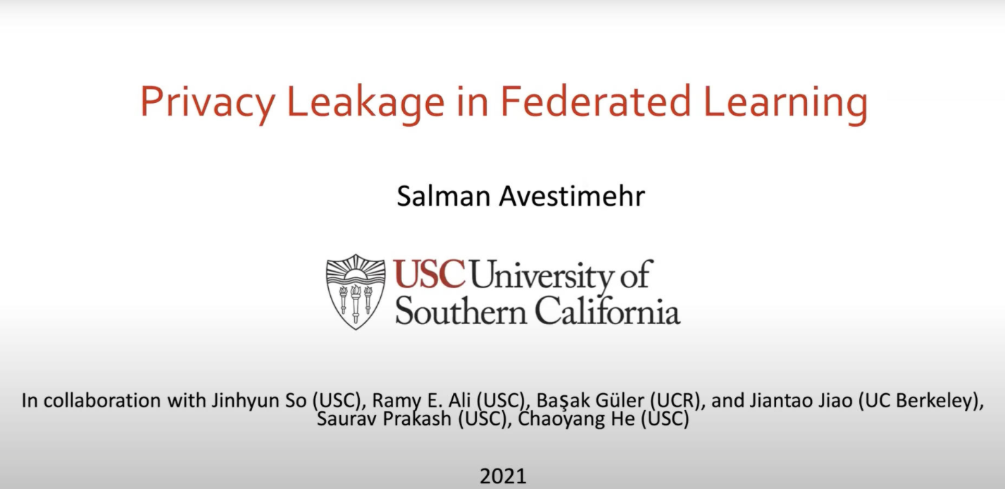 Seminar on Privacy Leakage in Federated Learning