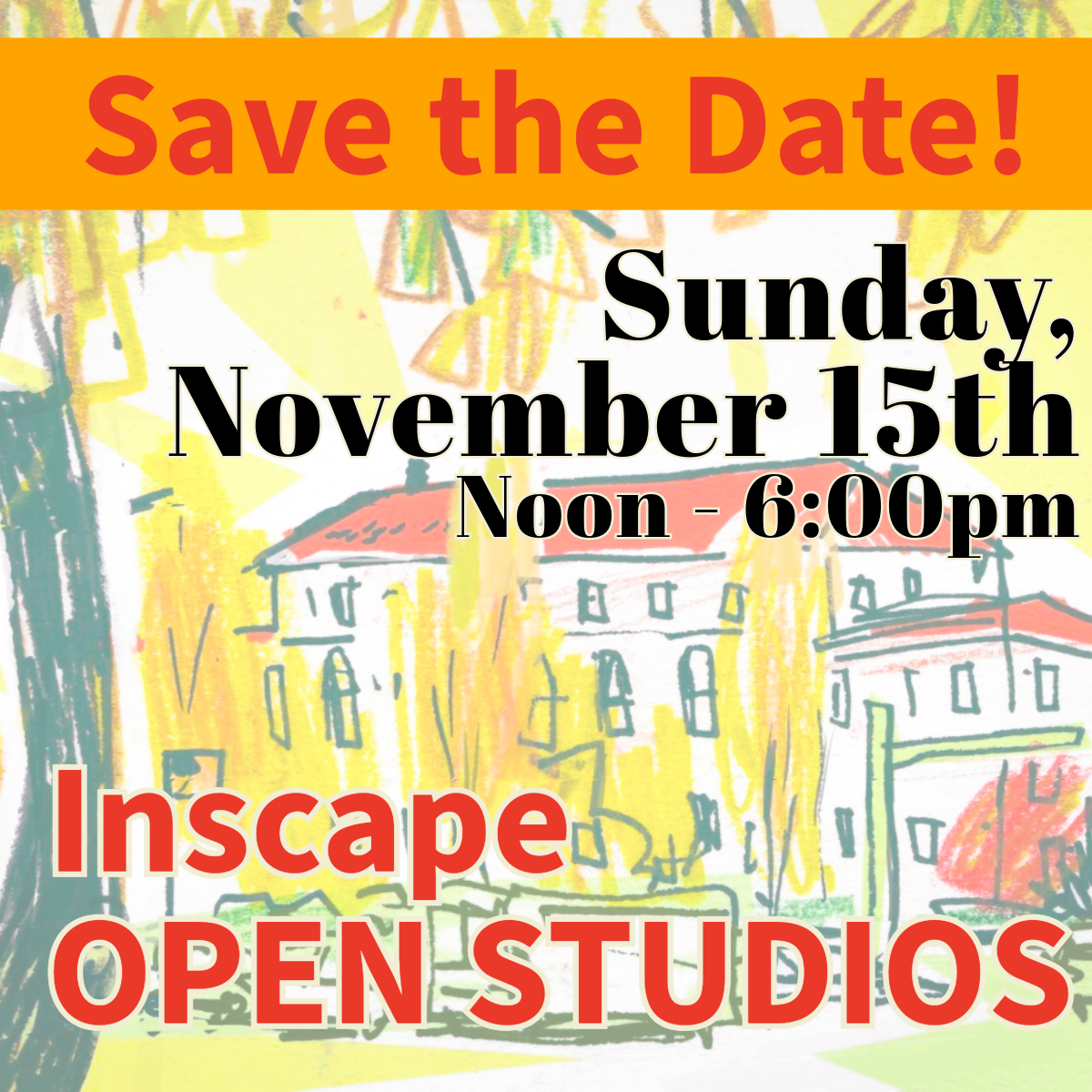 Inscape Arts Open Studios - Fall/Winter 2026 