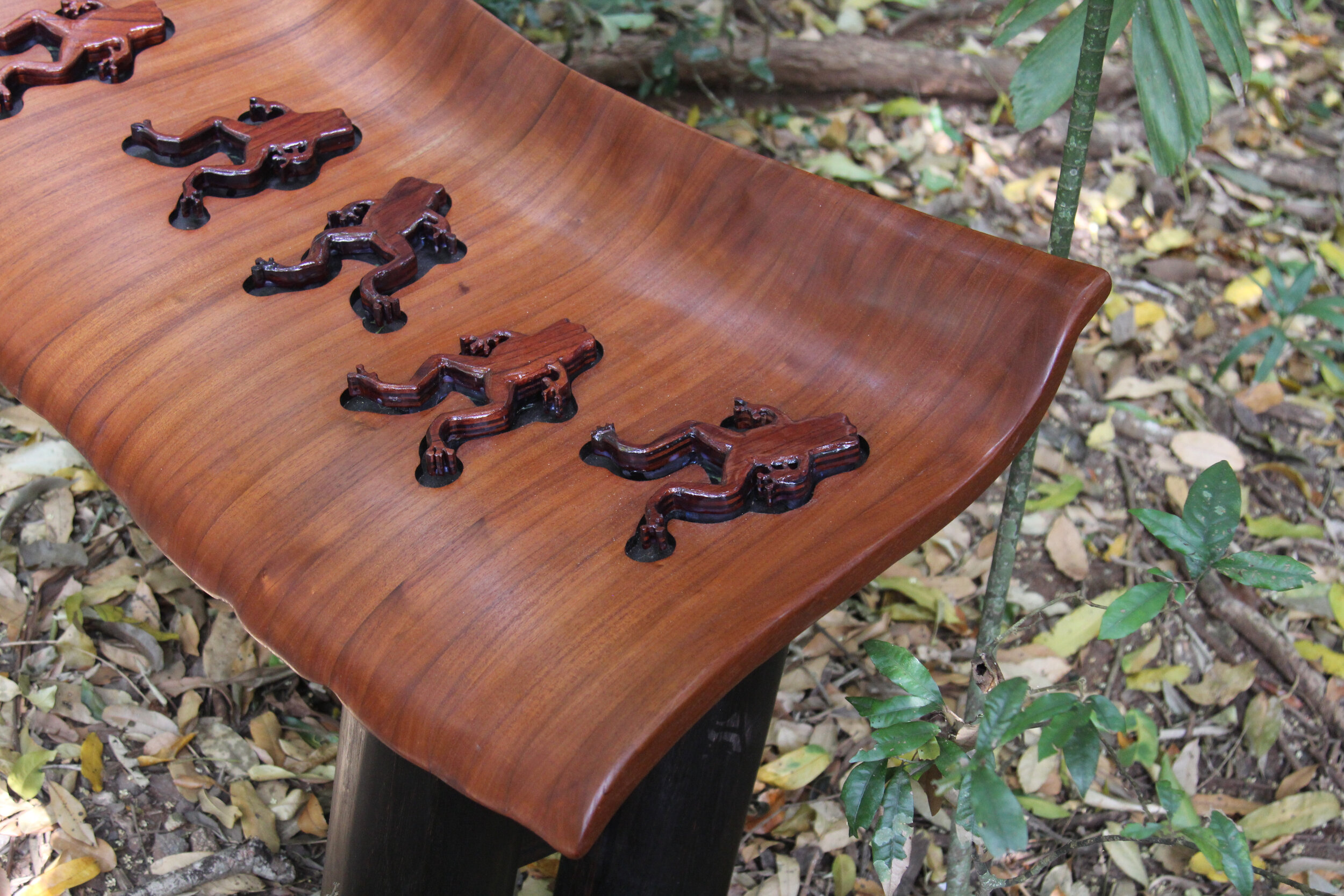 Gayaphone - an interactive sculptural sound installation for Mary Caircross Park. Collaboration with Linsey Pollak