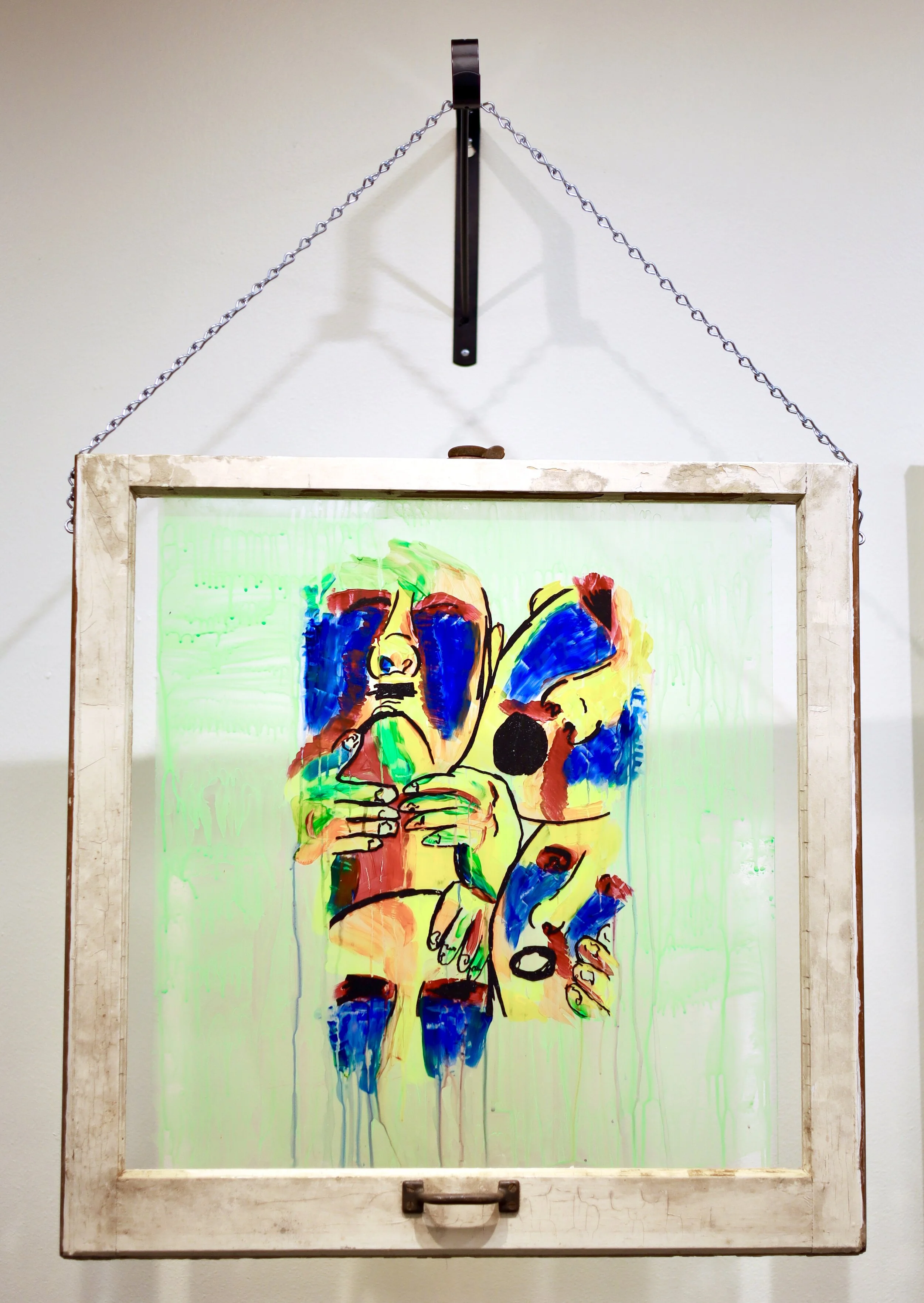 Acrylic and Screen Print–SOLD • 2010 • "Development, Relief, and Education for Alien Minors Act of 2010 or DREAM Act of 2010 - Authorizes the Secretary of Homeland Security (DHS) to cancel the removal of, and adjust to conditional nonimmigrant status