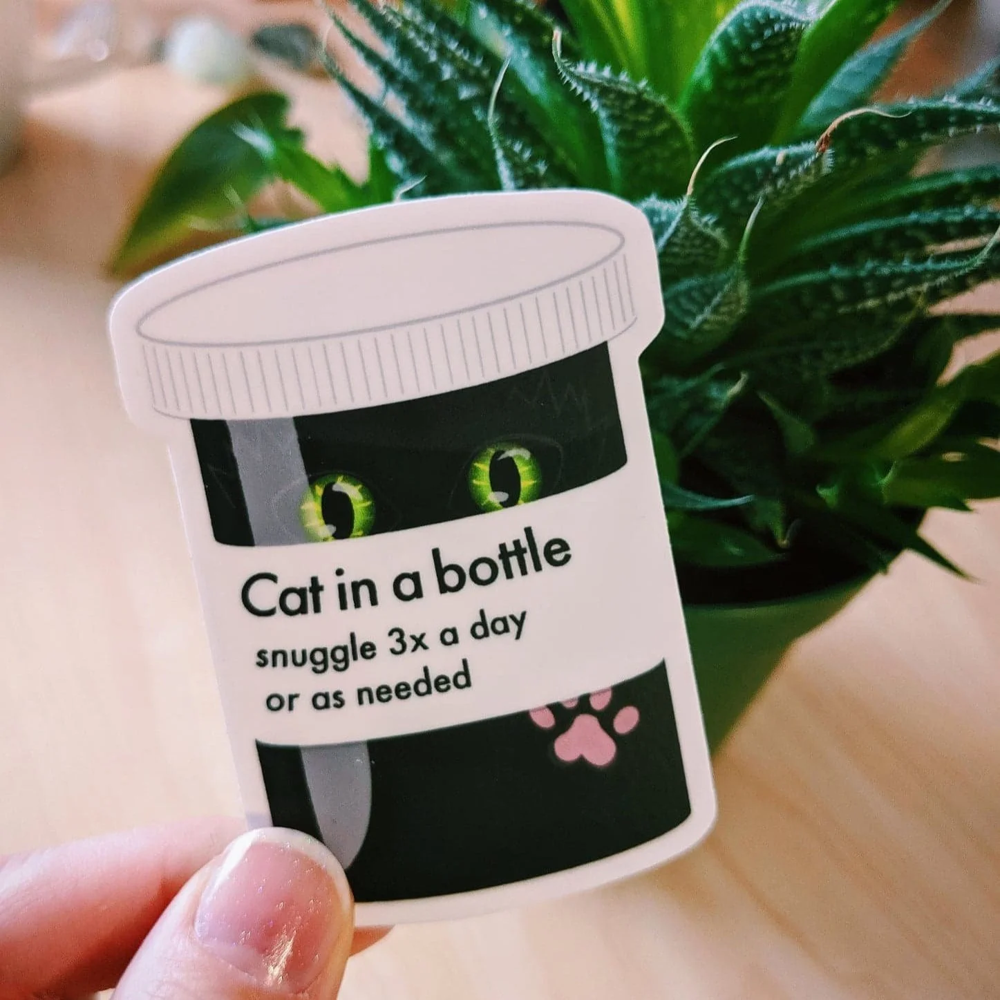 Cat Cure-all sticker