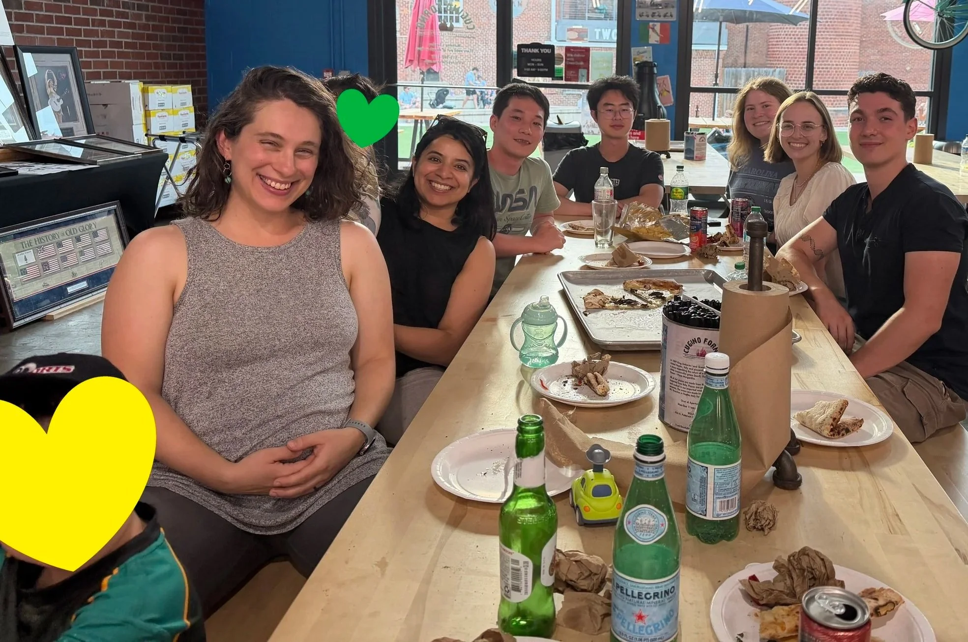 So much to celebrate this month! We welcome Lillah to the lab and celebrate Kira's baby shower and Belle's transition to grad school!!!