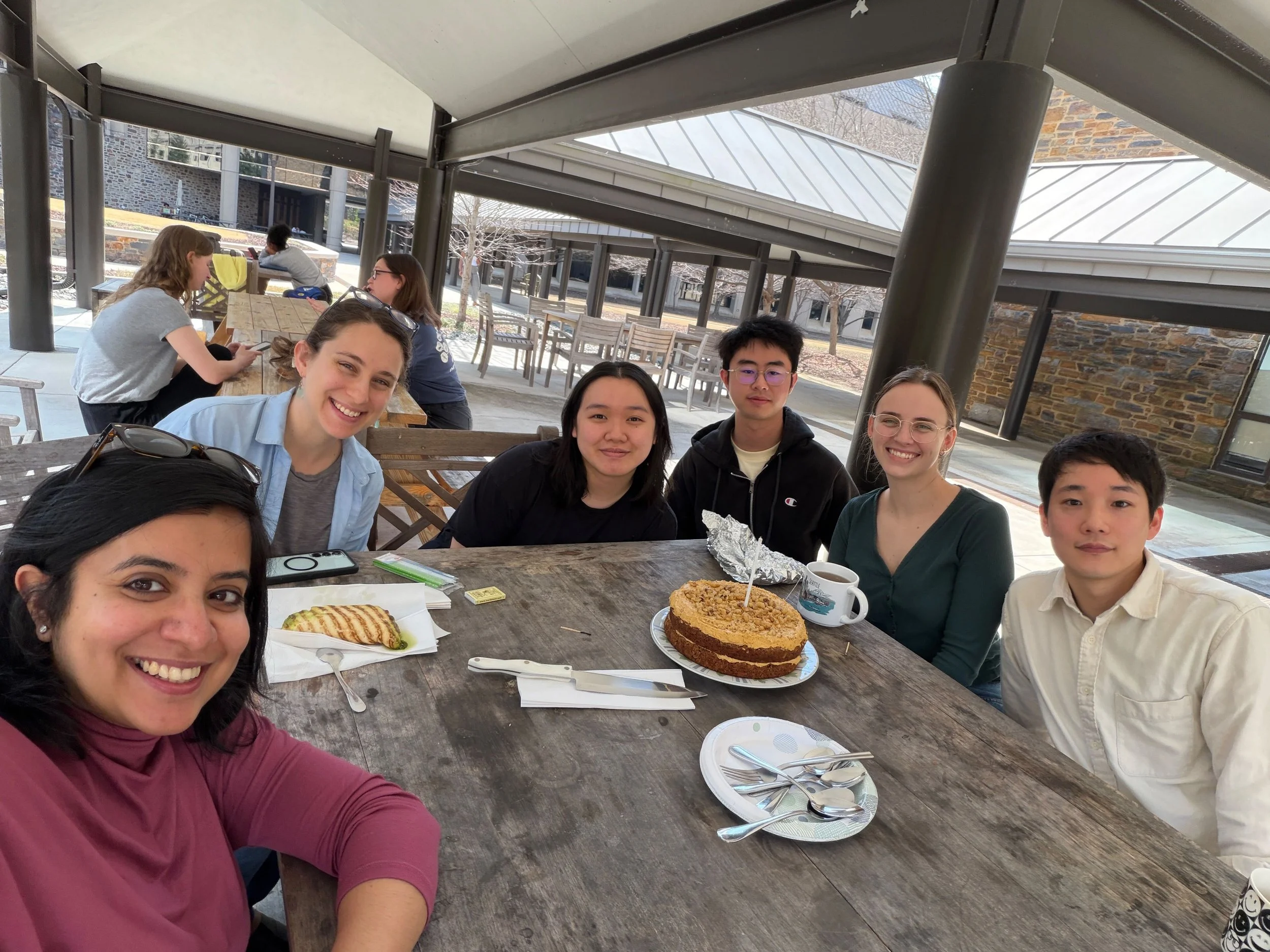 Celebrating Nadia's birthday! So glad she's in our lab!
