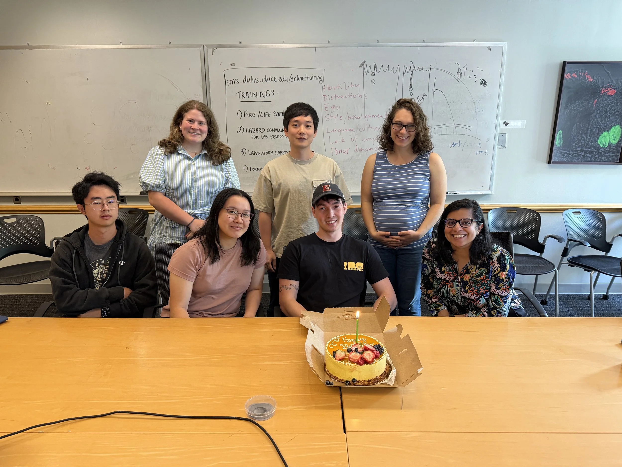 Happy birthday Sam! And welcome to our new lab technician Lillah!