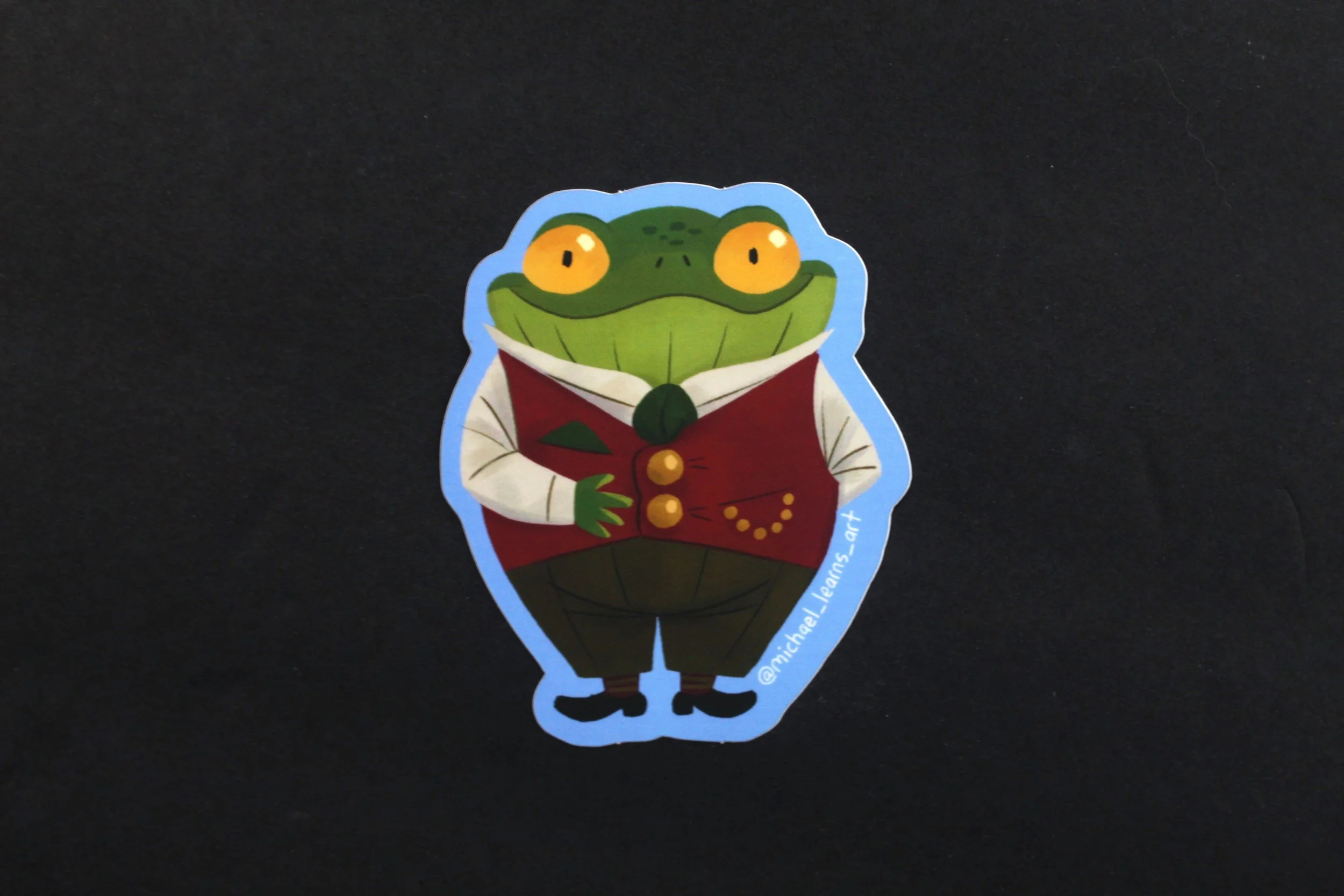 Mr. Toad Sticker — Michael Vallado